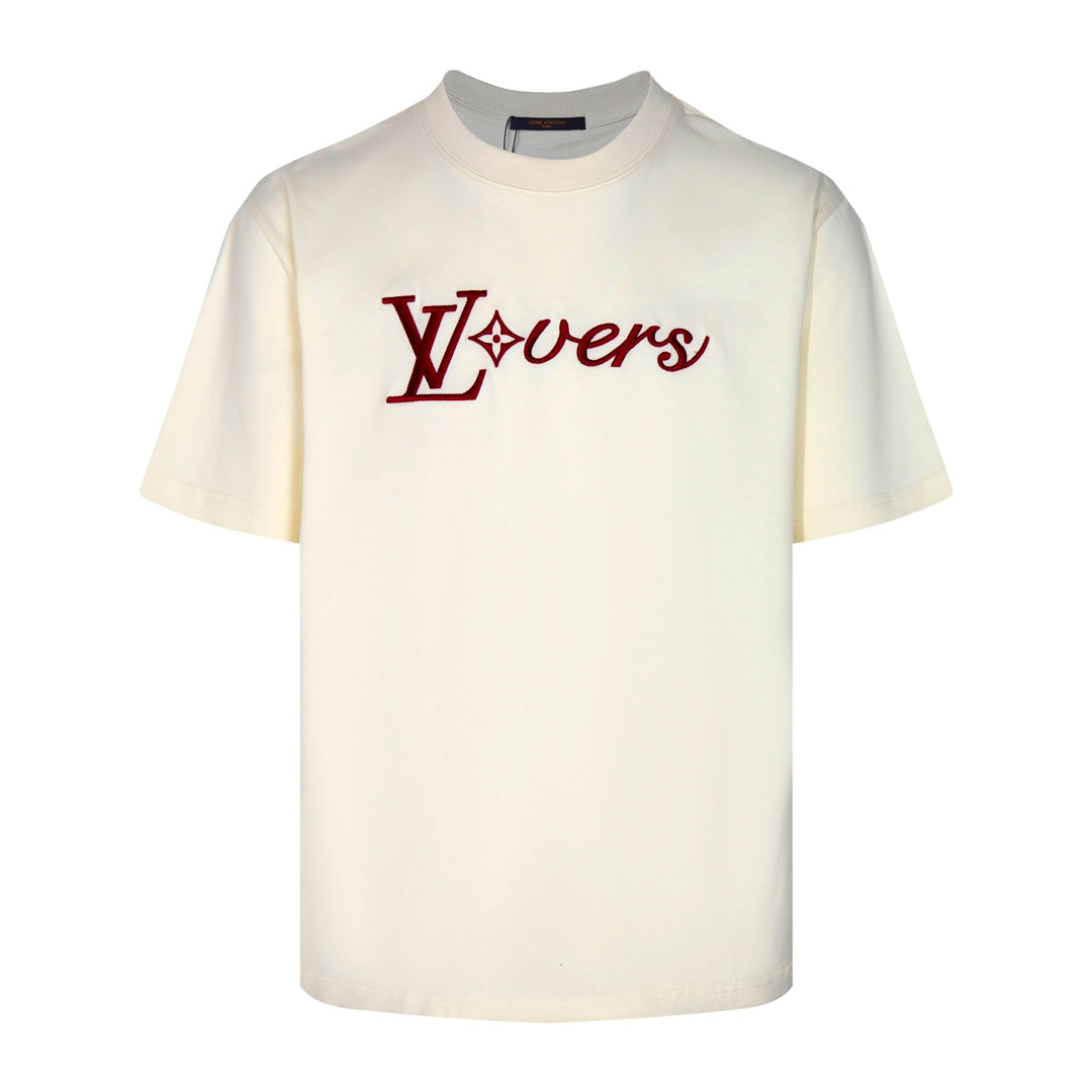 Camiseta Louis Vuitton Cream LV Lovers – Xo Gang Brazil