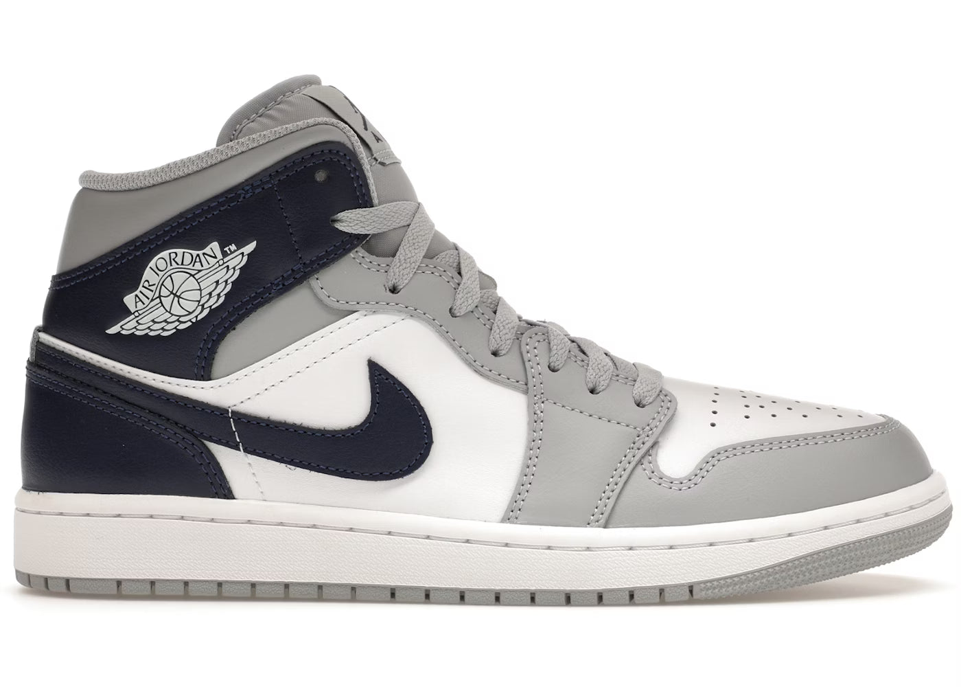 Tênis Jordan 1 Mid Wolf Grey Midnight Navy – Xo Gang Brazil