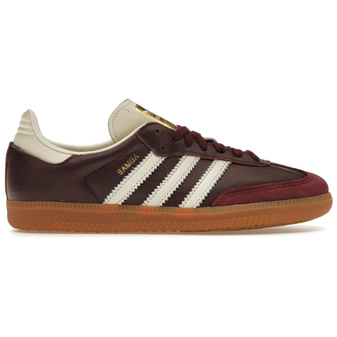 マロン Adidas Samba OG Maroon Gold Metallic – Xo Gang Brazil