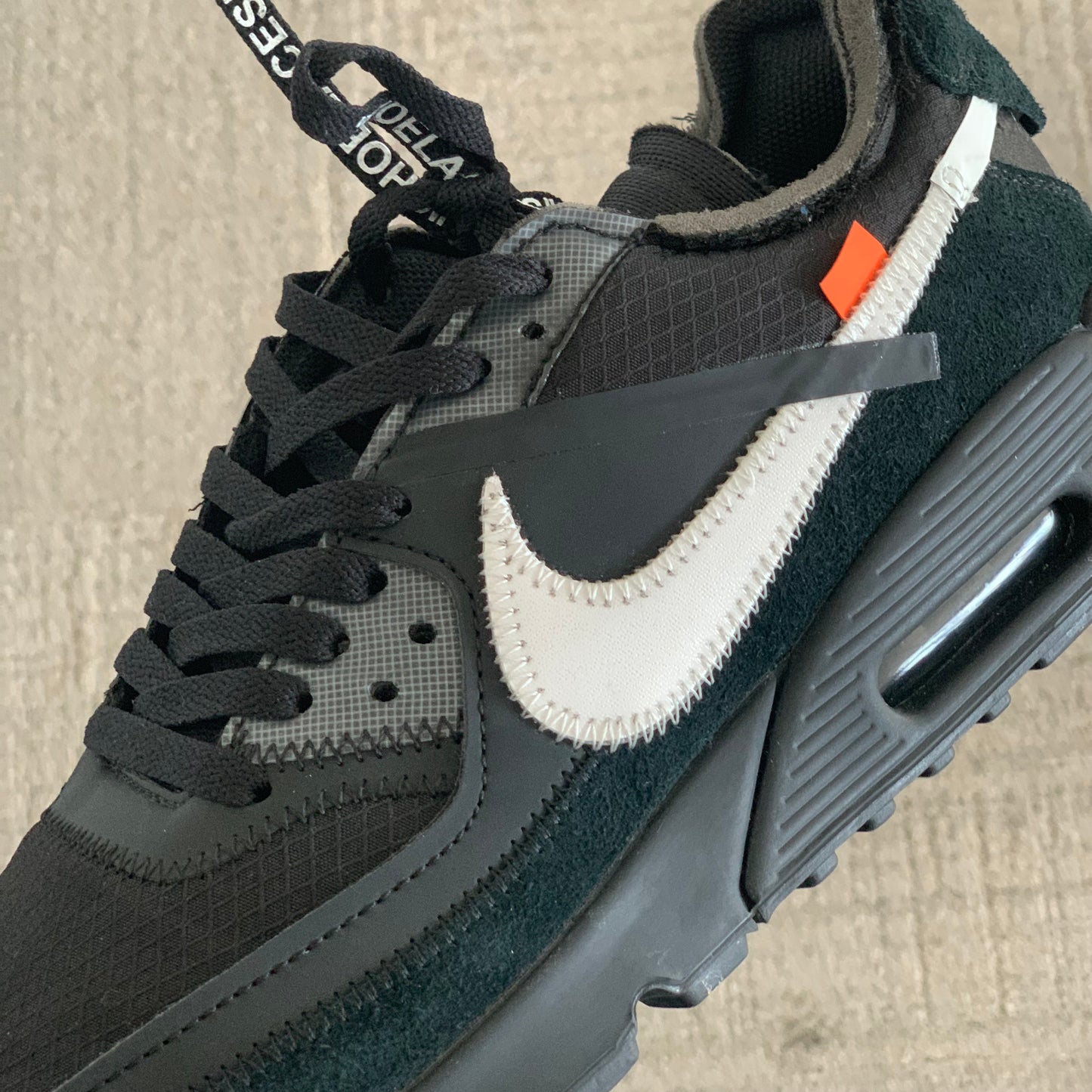 Nike Air Max 90 Off White Black (Pronta Entrega)