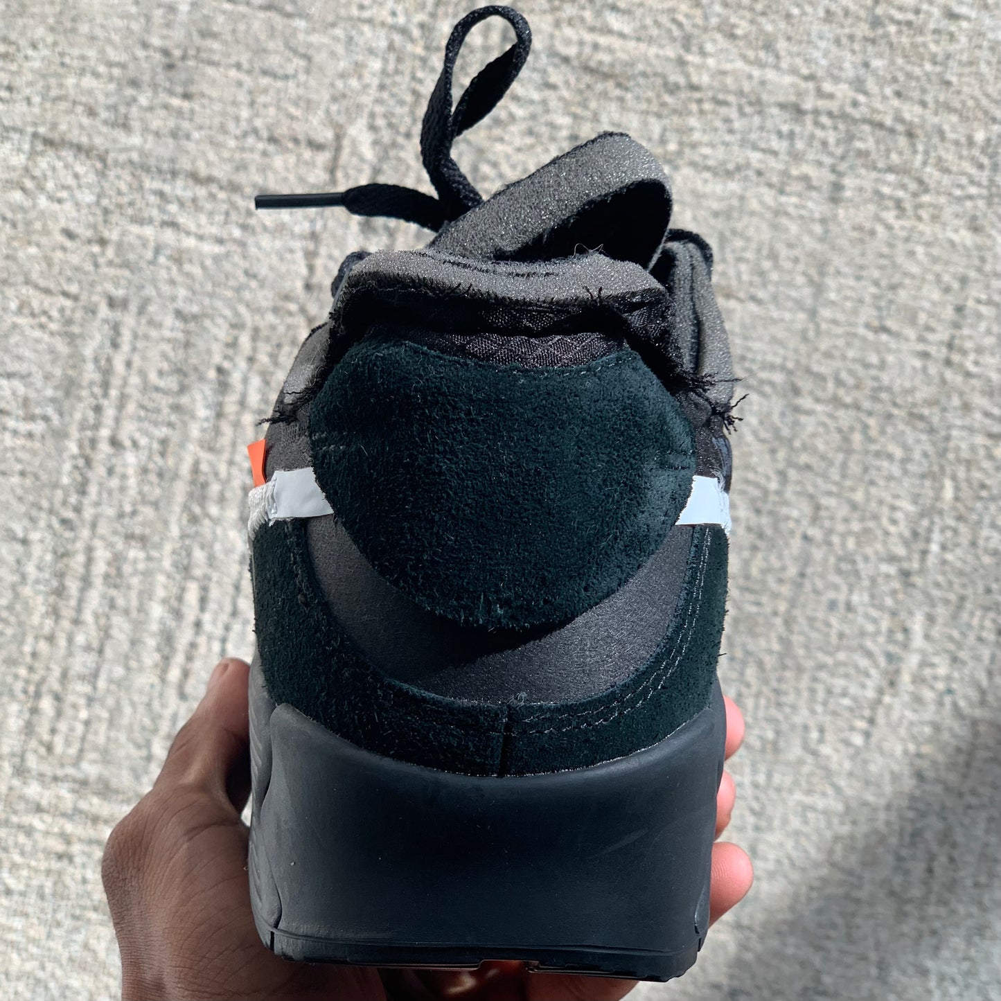 Nike Air Max 90 Off White Black (Pronta Entrega)