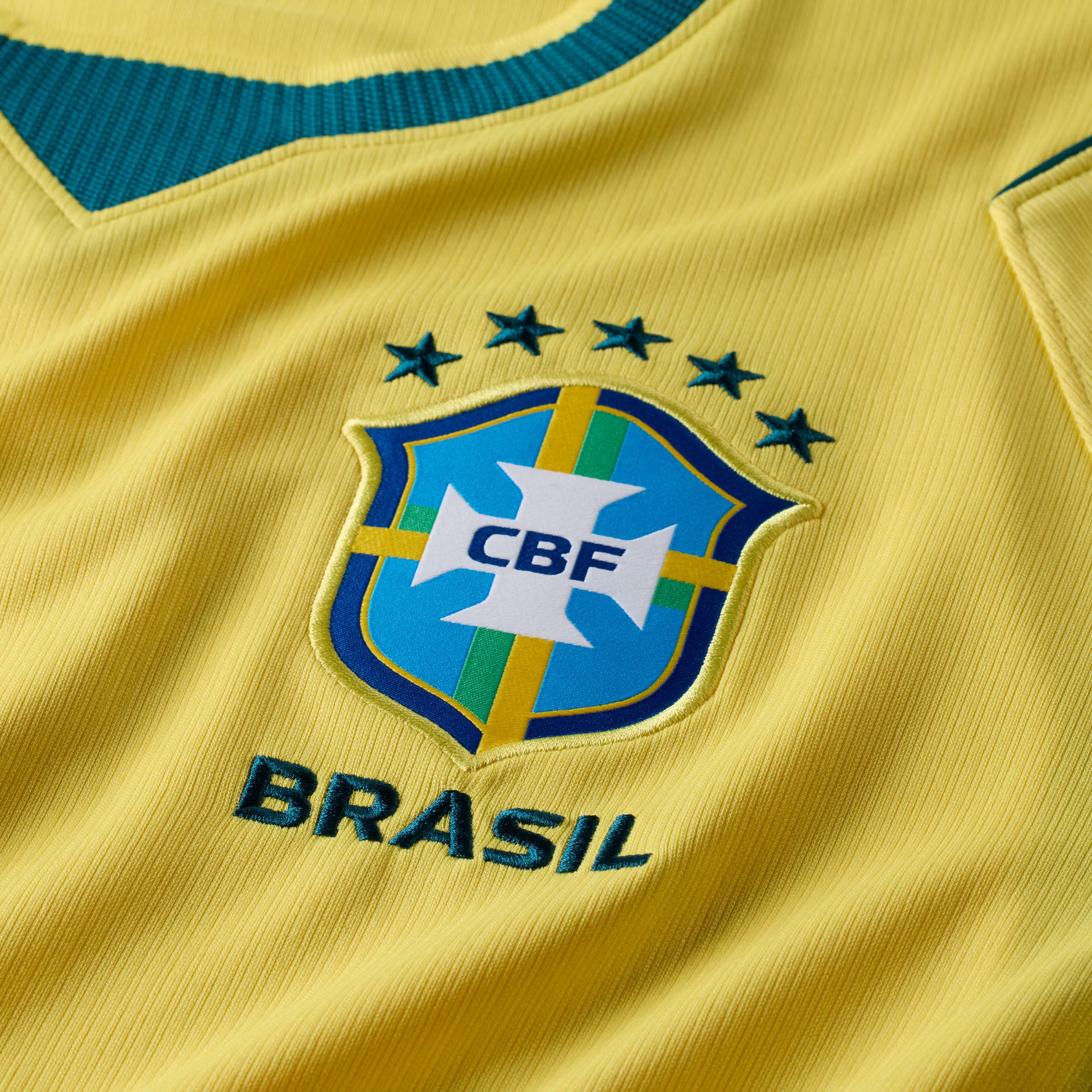 Camisa Brasil Nike I 2026/27 Torcedor Pro Masculina Amarela (Pronta Entrega)