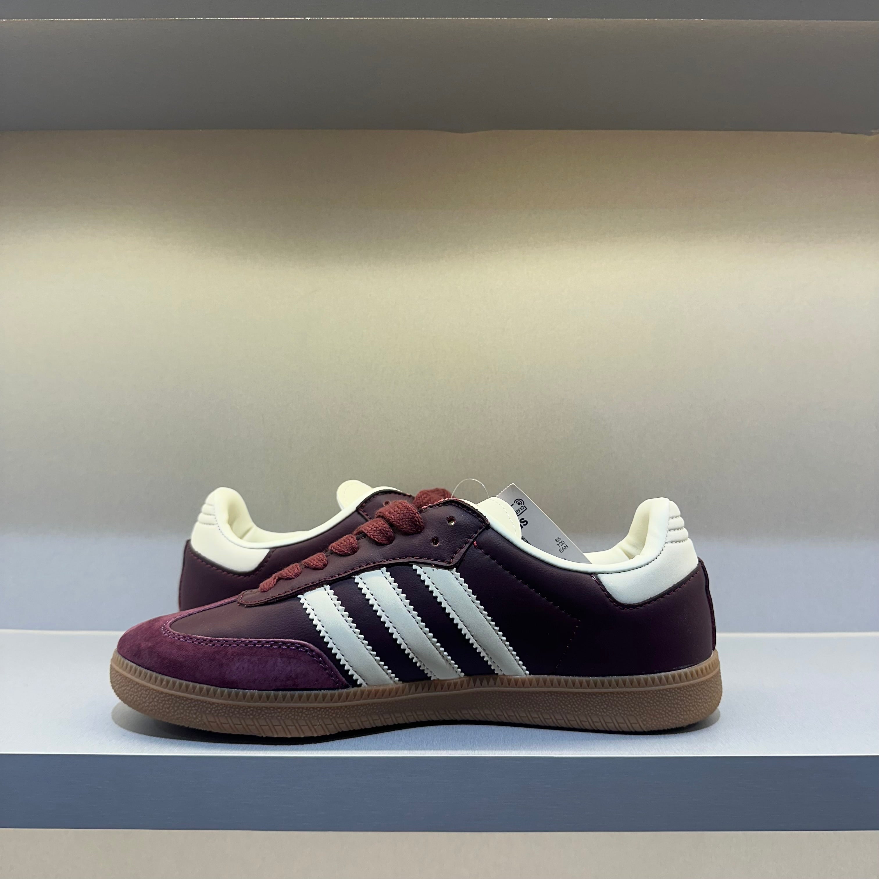 Adidas Samba OG Maroon Gold Metallic (Pronta Entrega)