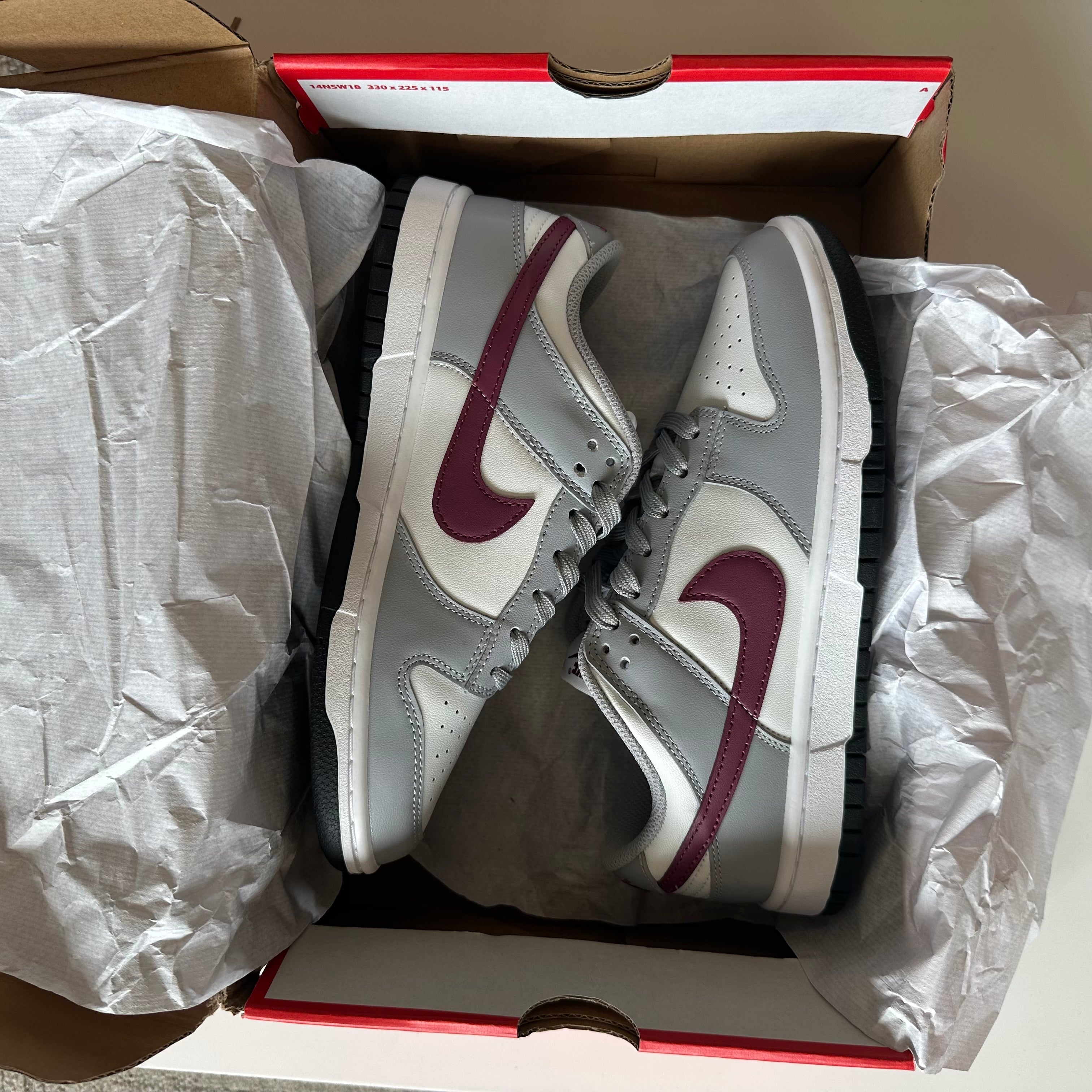 Nike Dunk Low Pale Ivory Redwood (Pronta Entrega)