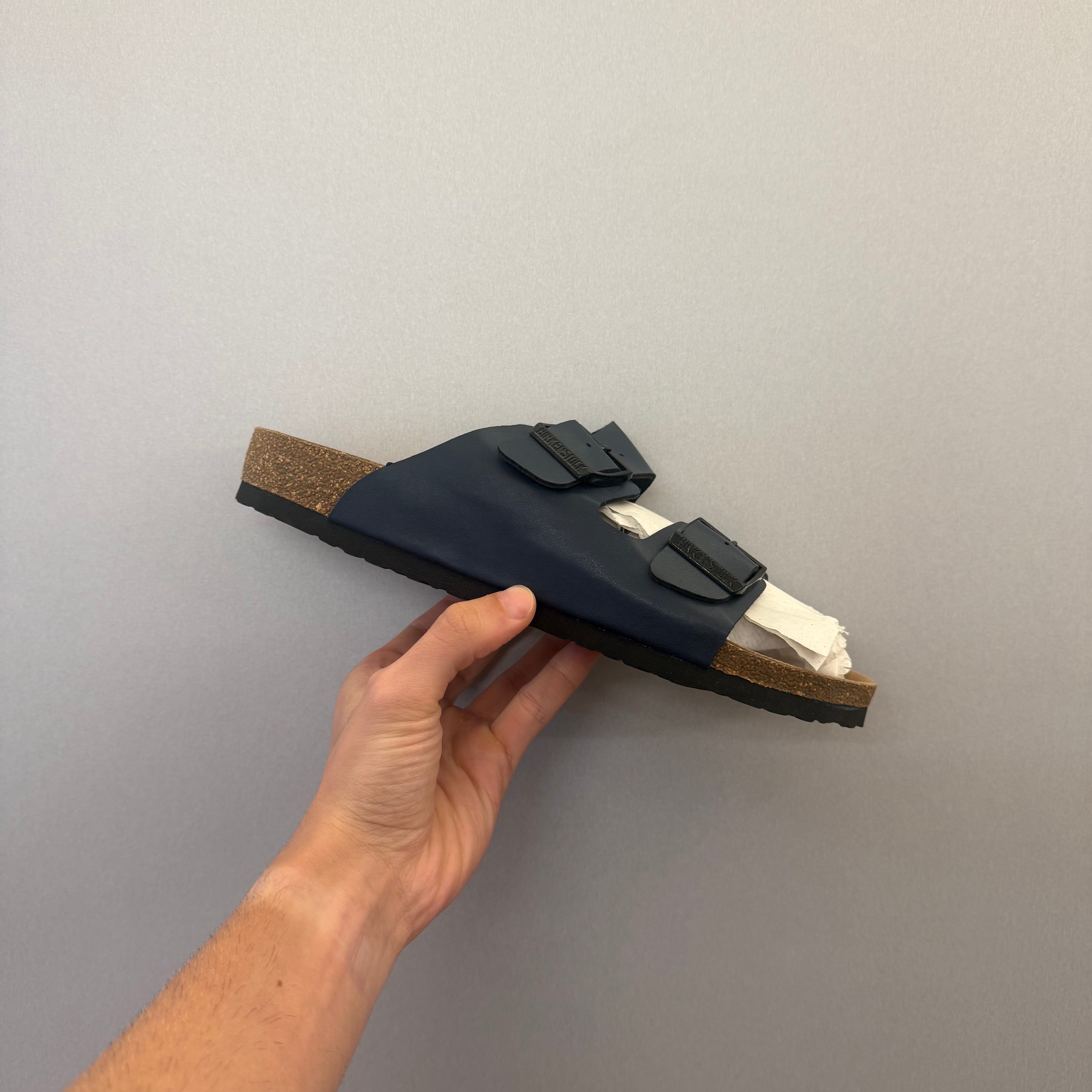 Birkenstock Arizona Soft Footbed Oiled Leather Blue (Pronta Entrega)