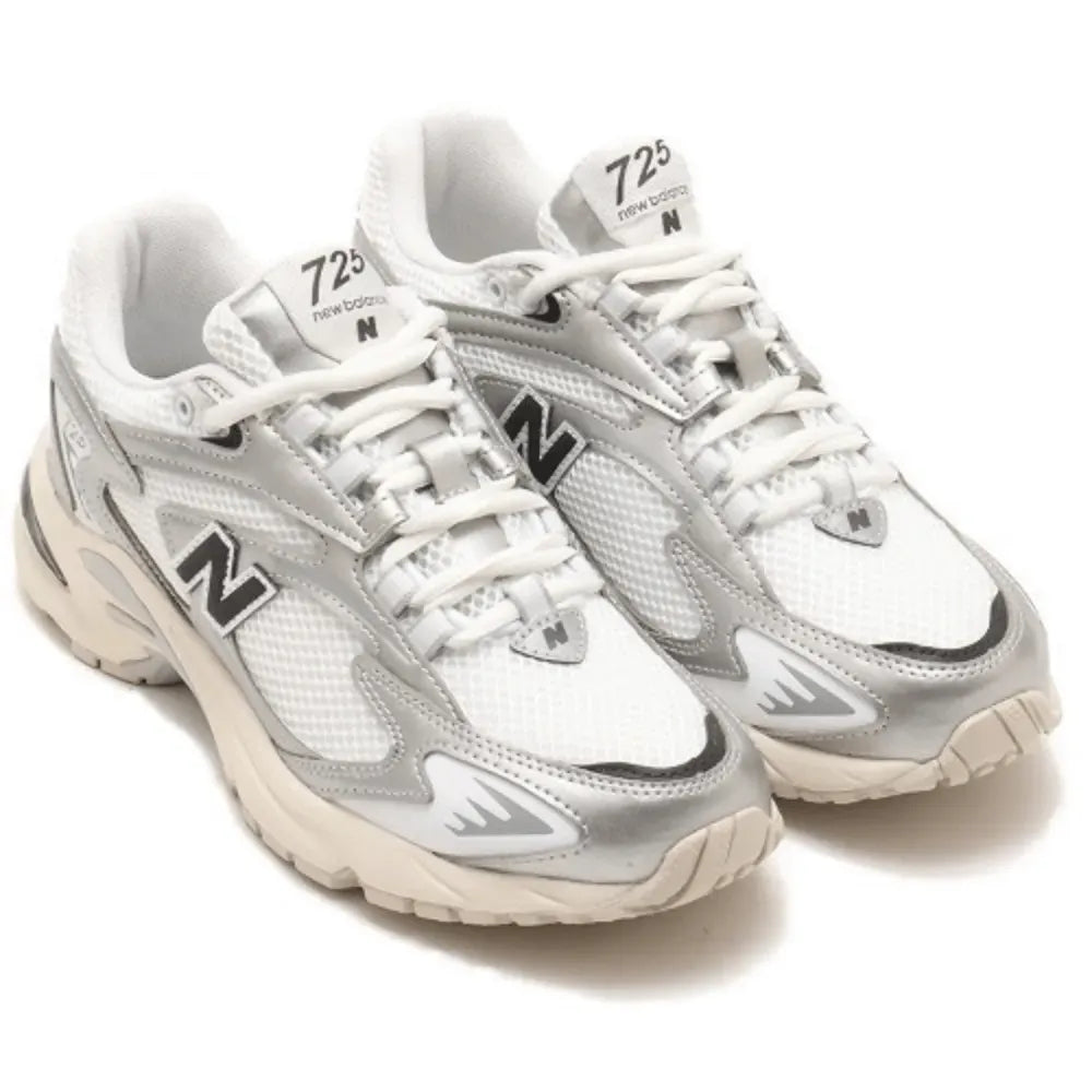 New Balance 725 Metallic Silver White