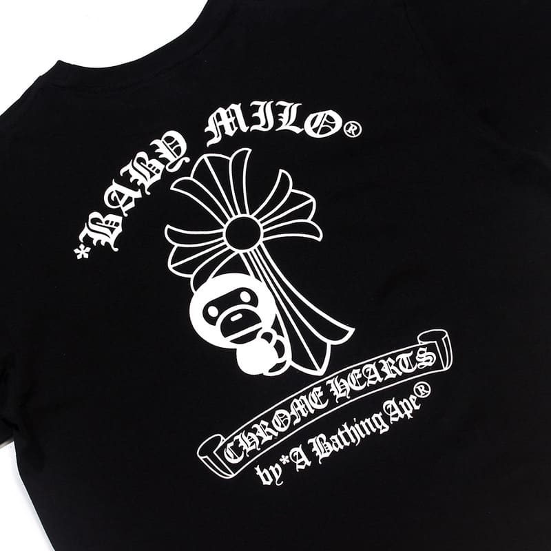 クロムハーツA Bathing Ape BABY MILO® Tシャツ Camiseta BAPE x Chrome Hearts Baby Milo – Xo Gang Brazil