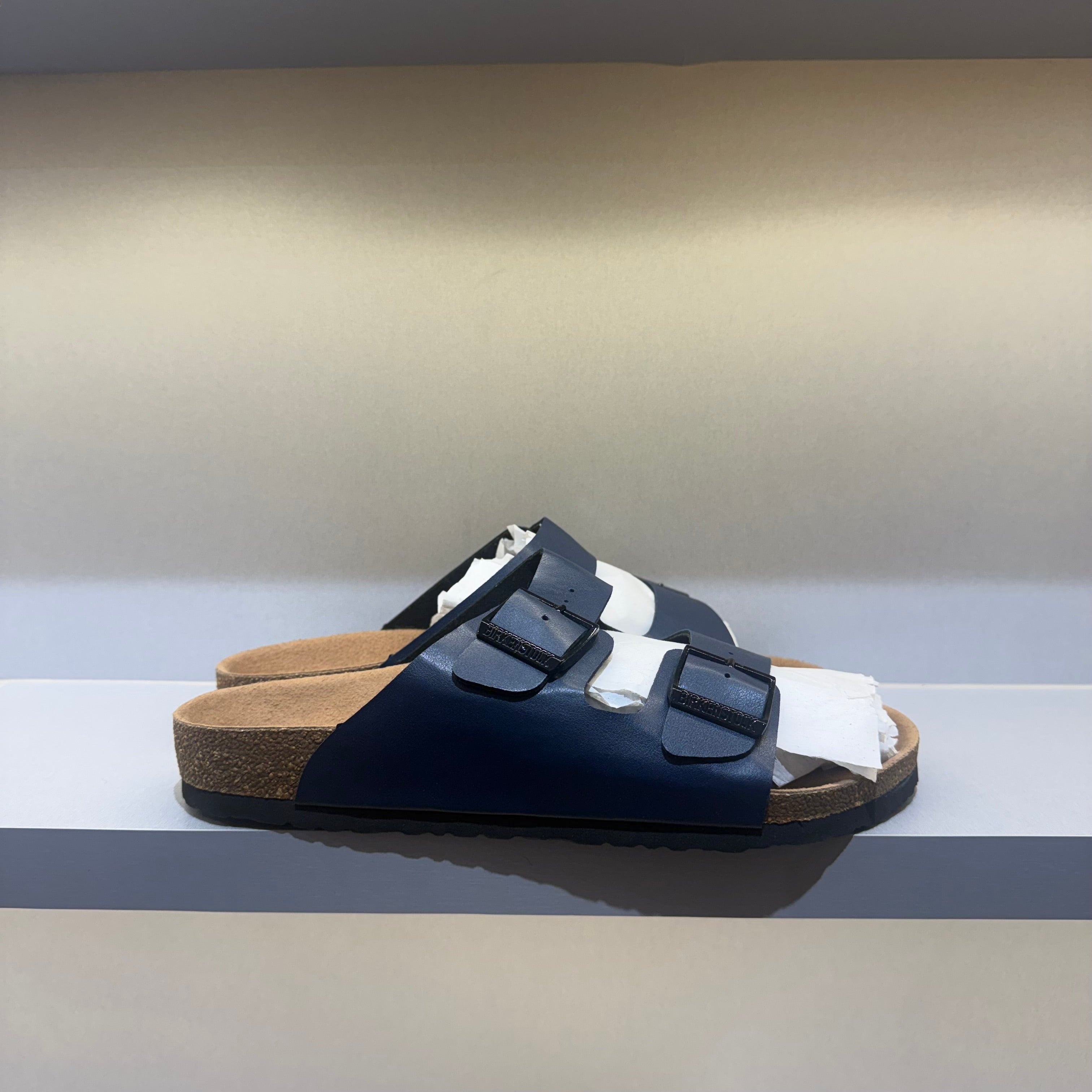 Birkenstock Arizona Soft Footbed Oiled Leather Blue (Pronta Entrega)