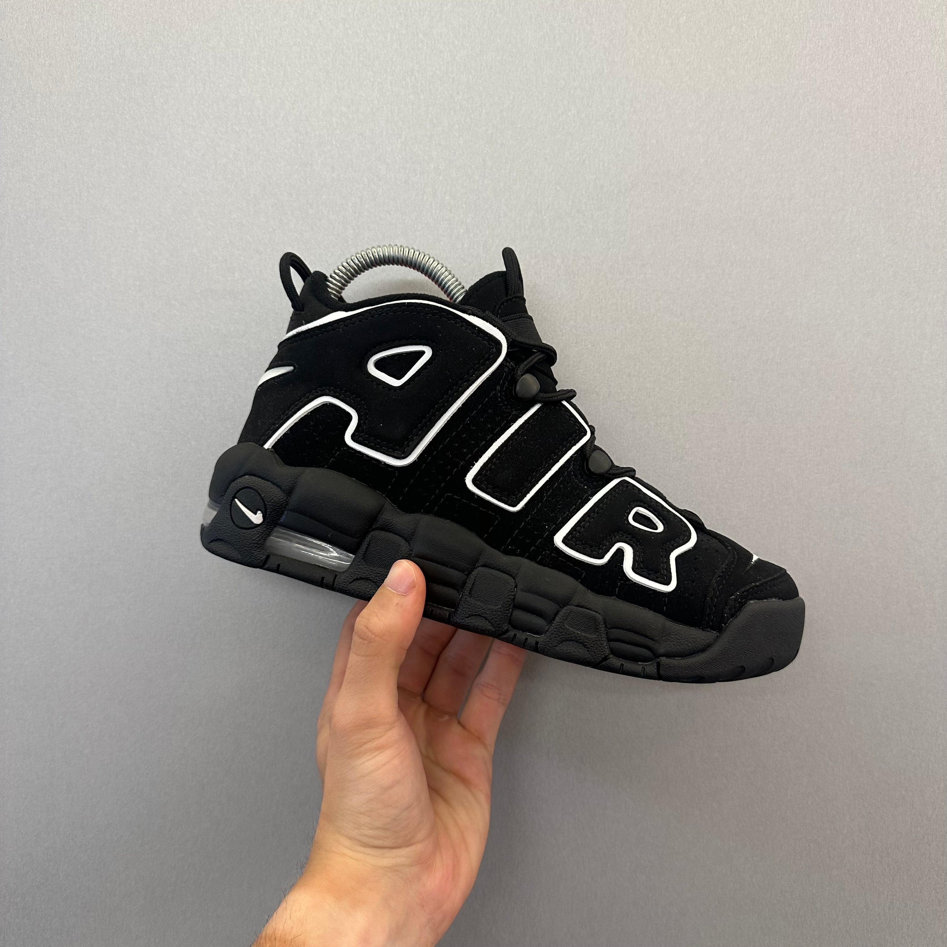 Nike Air More Uptempo Black White (Pronta Entrega)