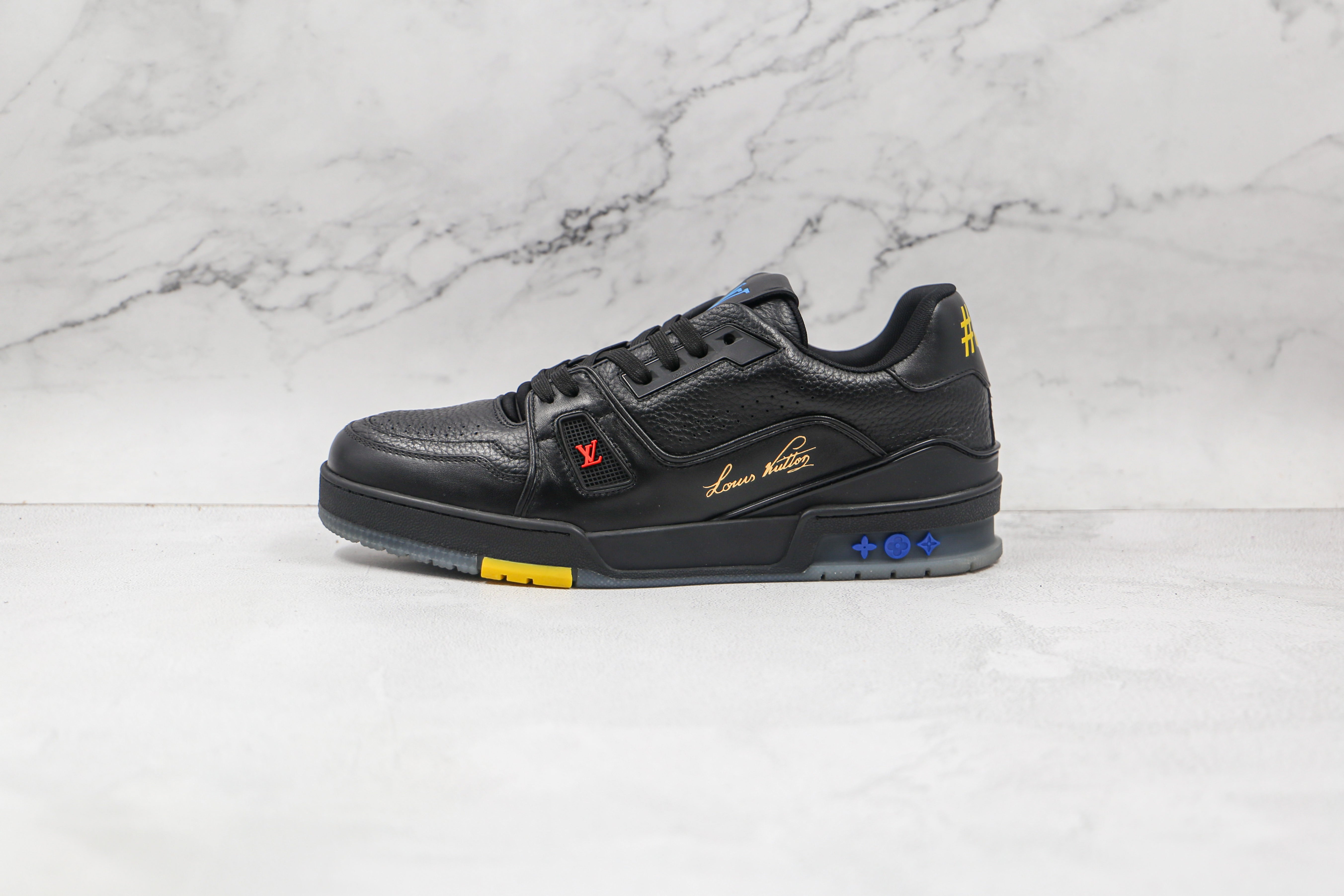 Louis Vuitton Trainer Black Signature – Xo Gang Brazil