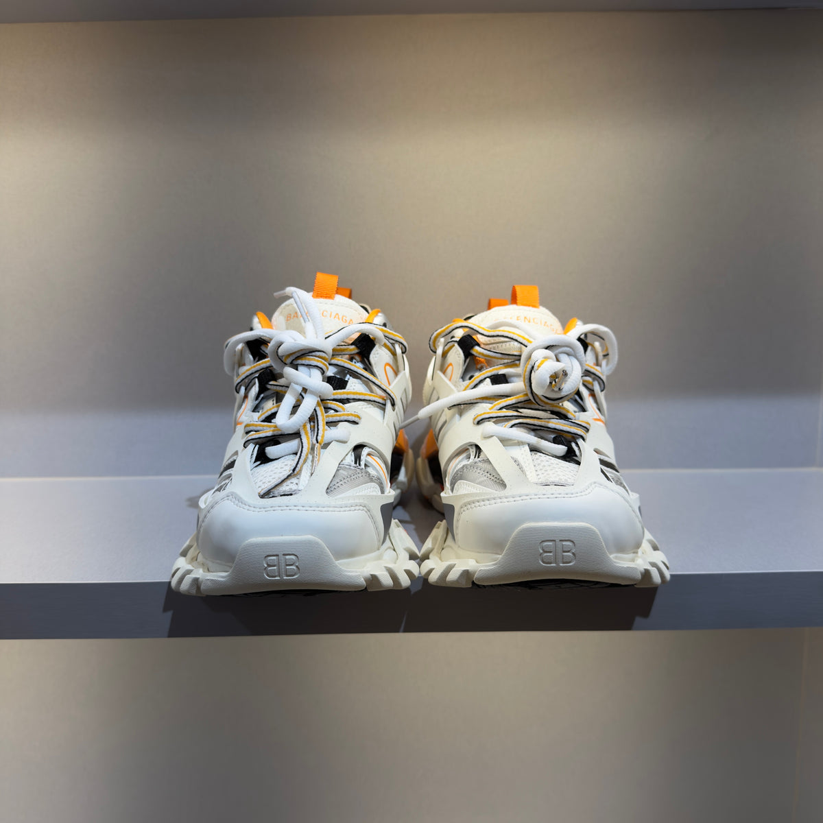 Balenciaga Track White Orange (Pronta Entrega)