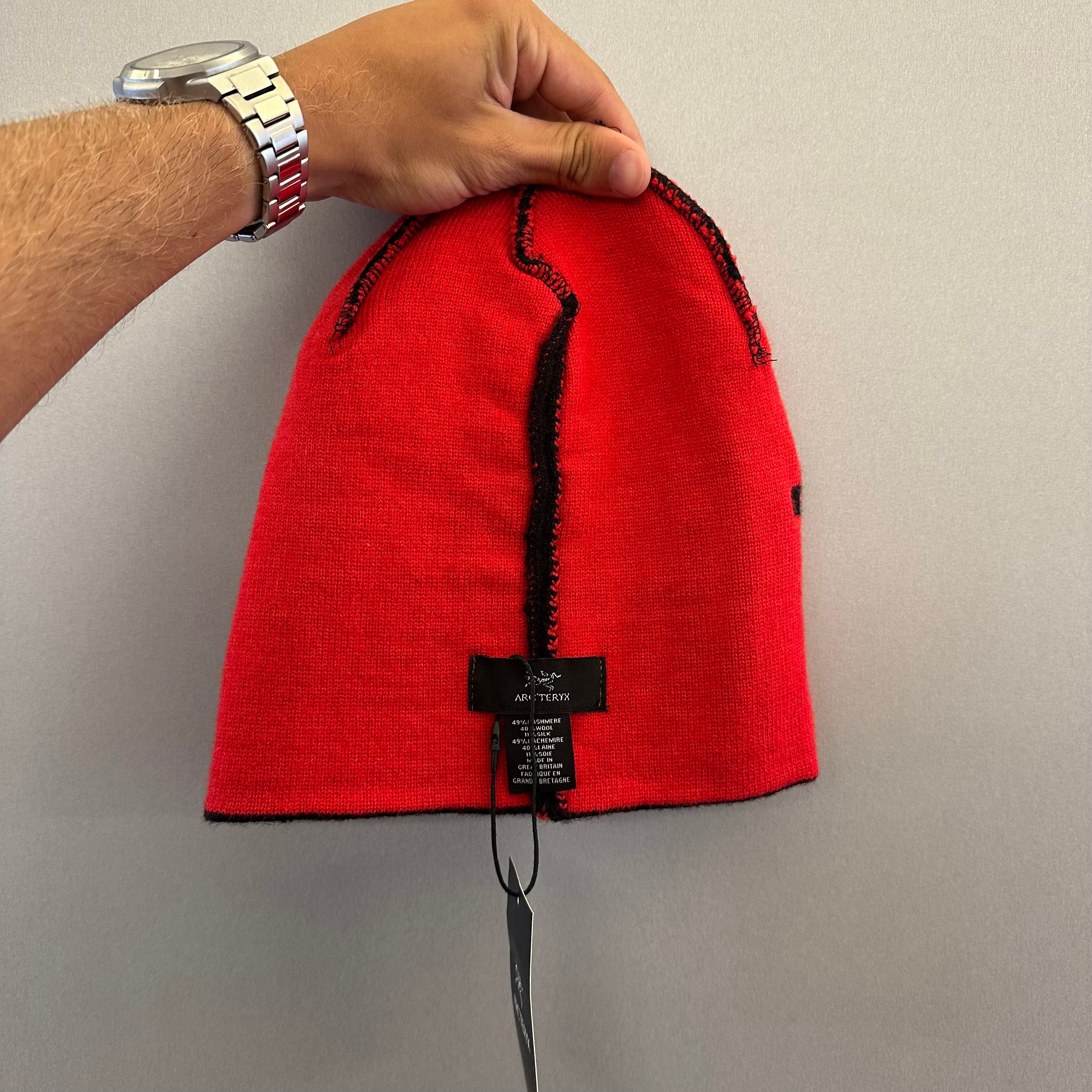 Touca Arc'teryx Lightweight Bird Head Black/Dynasty (Pronta Entrega)