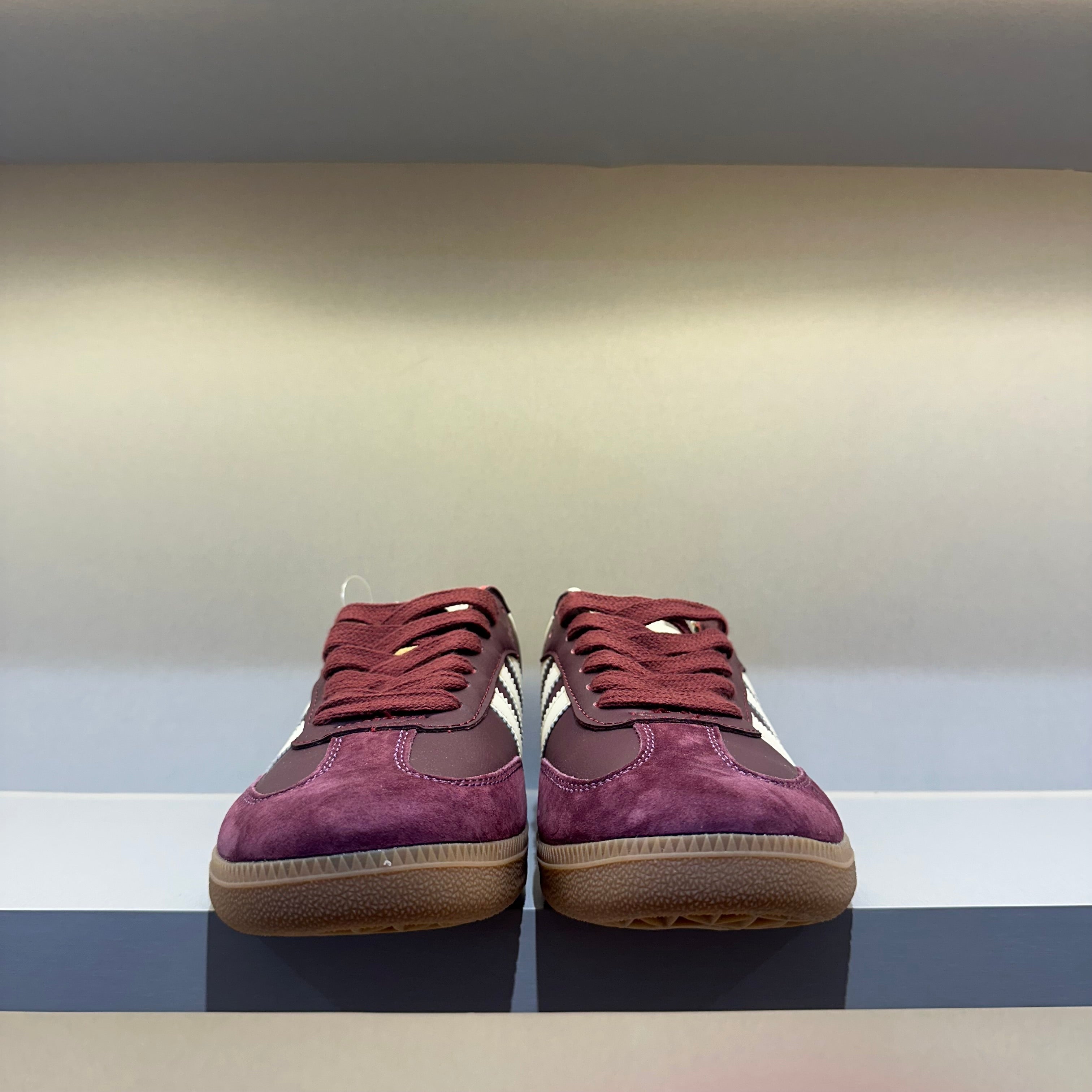 Adidas Samba OG Maroon Gold Metallic (Pronta Entrega)