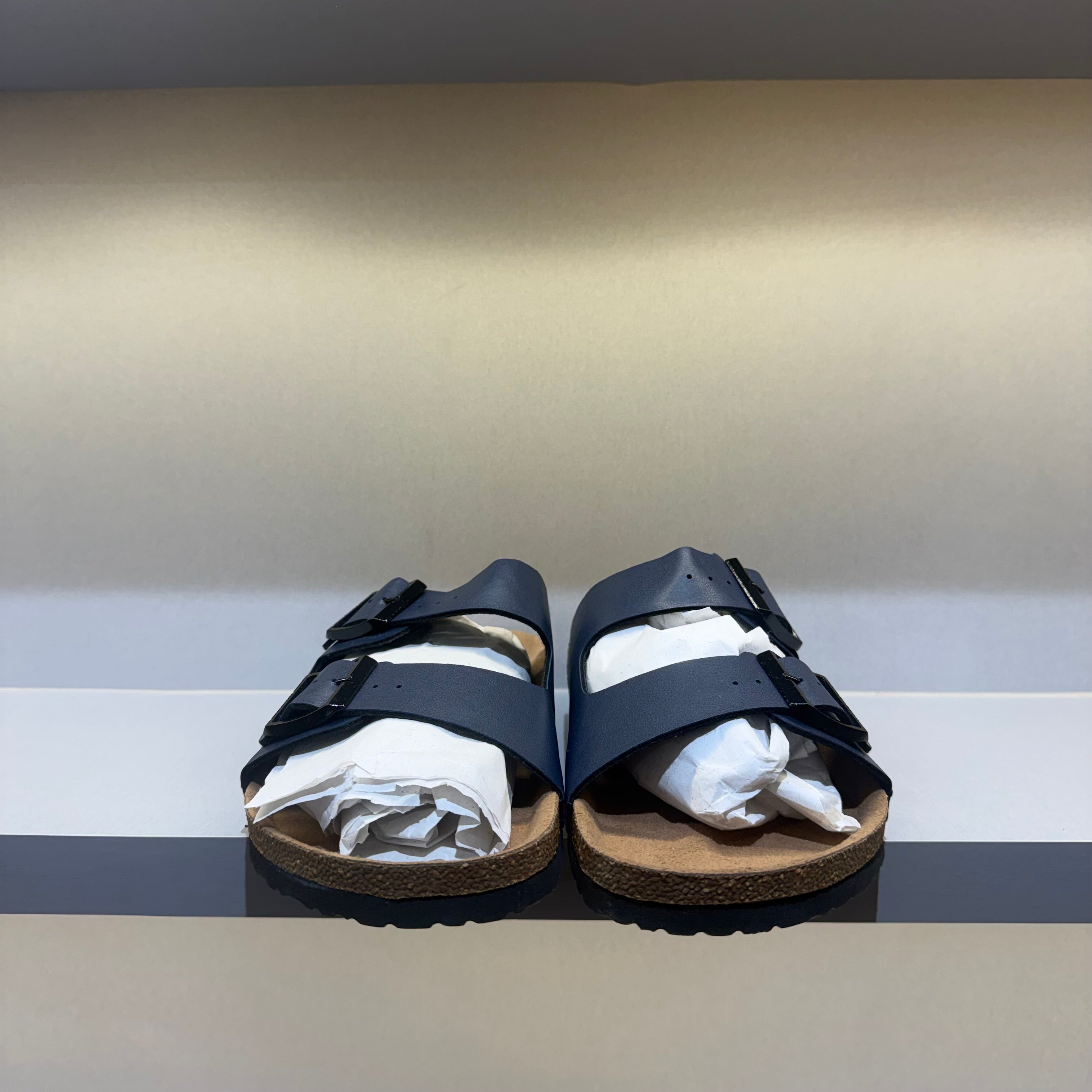 Birkenstock Arizona Soft Footbed Oiled Leather Blue (Pronta Entrega)