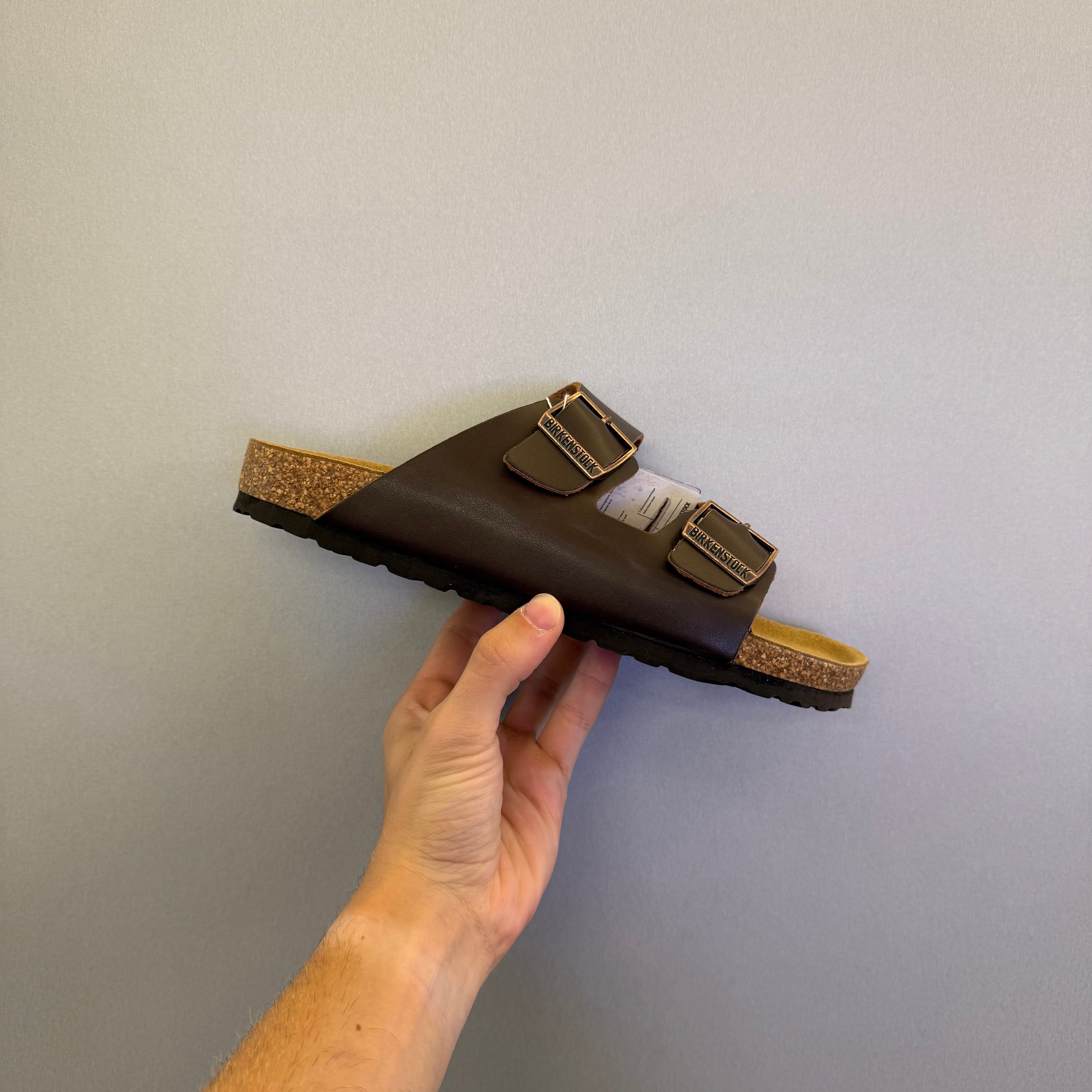 Birkenstock Arizona Birko Flor Dark Brown (Pronta Entrega)