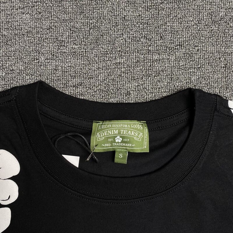 Camiseta Denim Tears Black – Xo Gang Brazil