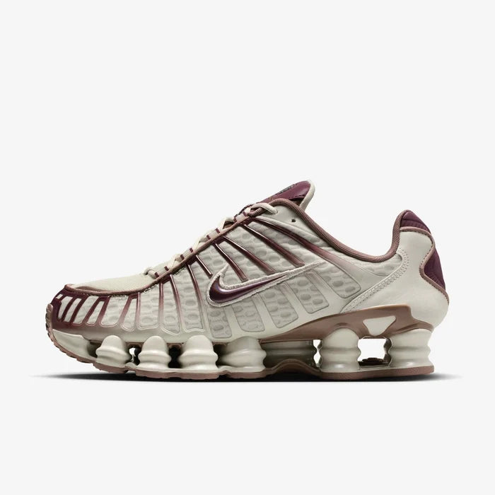 Tênis Nike Shox TL Light Bone Burgundy Crush