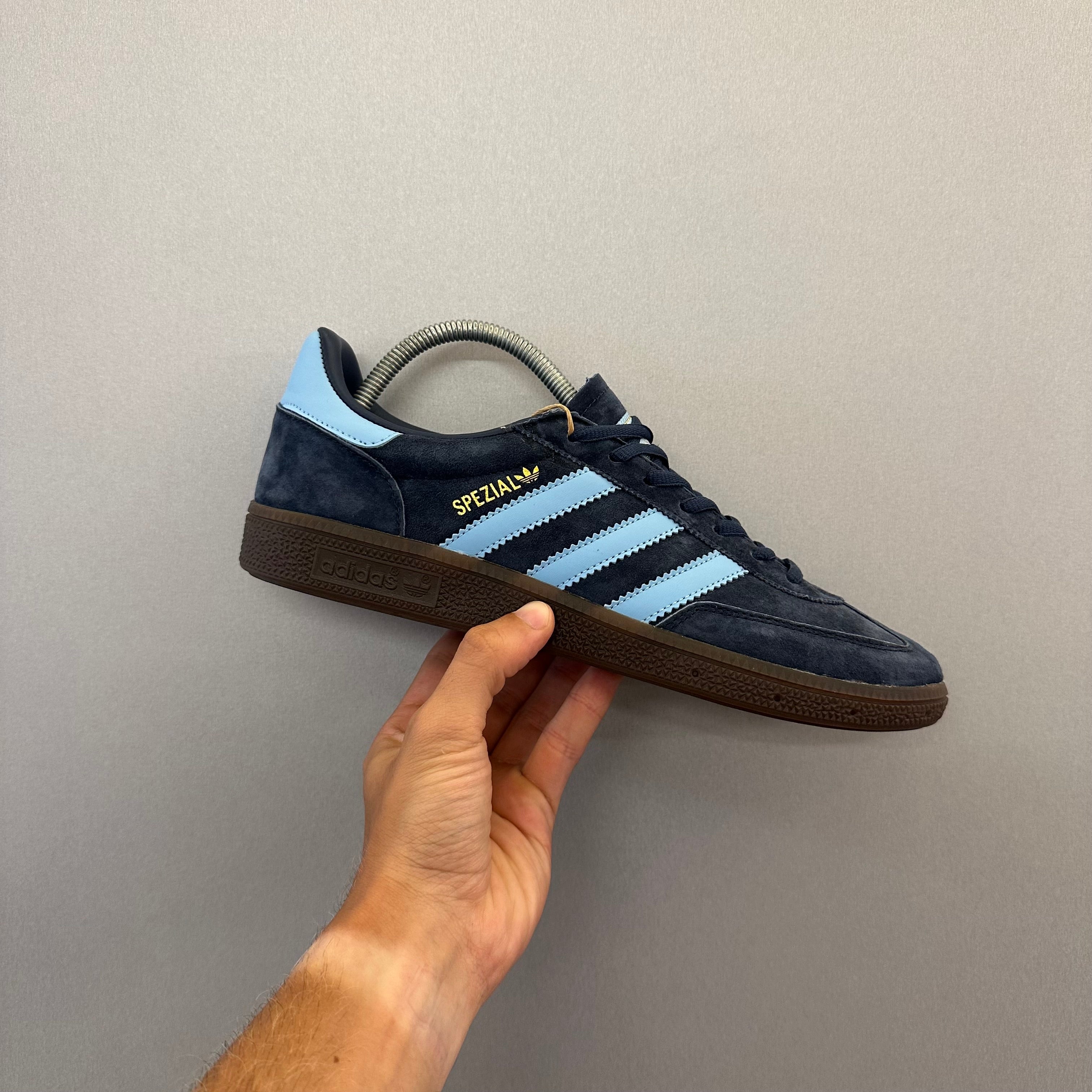 Tênis Adidas Handball Spezial Collegiate Navy Clear Sky Gum (Pronta Entrega)