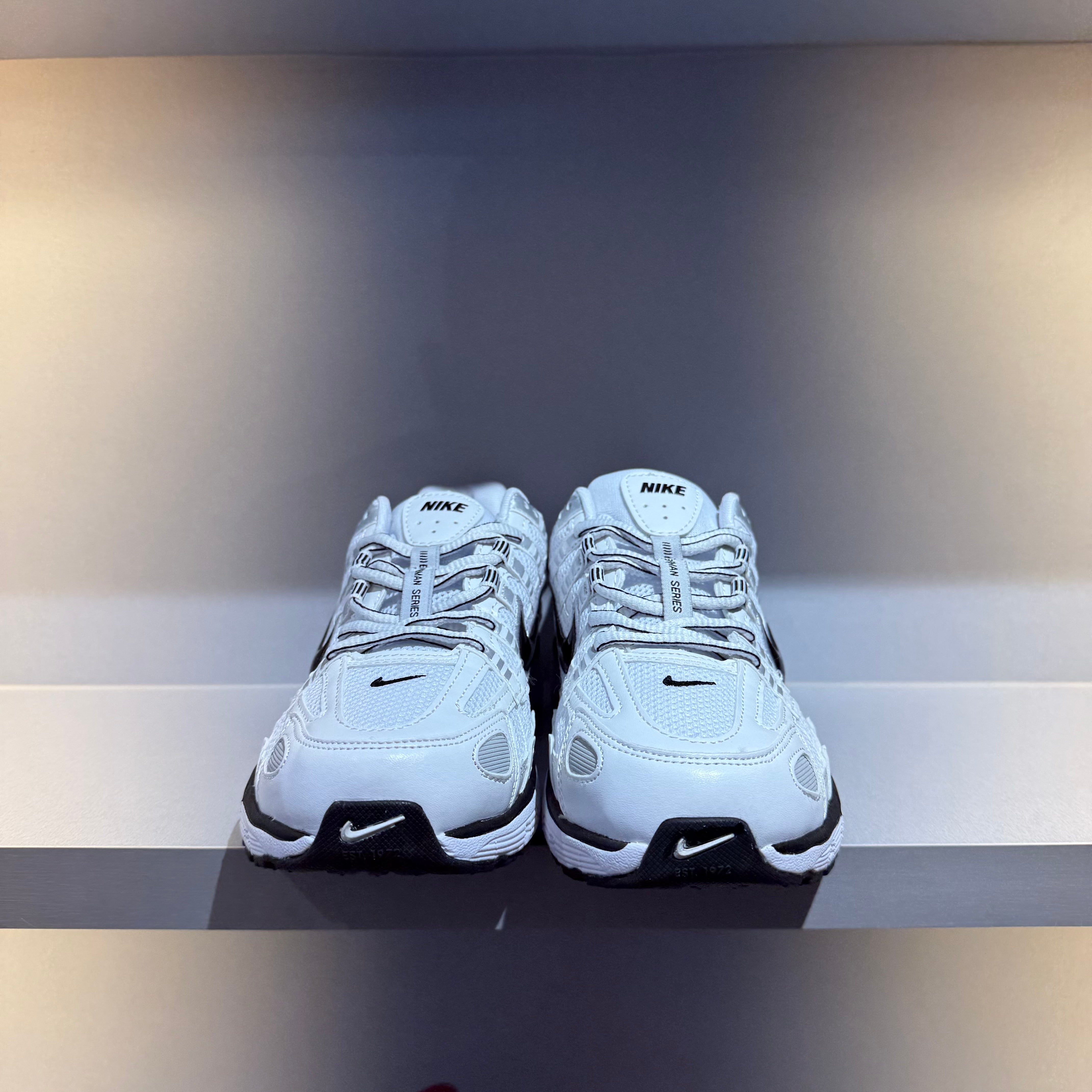 Nike P-6000 White Metallic Silver Black (Pronta Entrega)