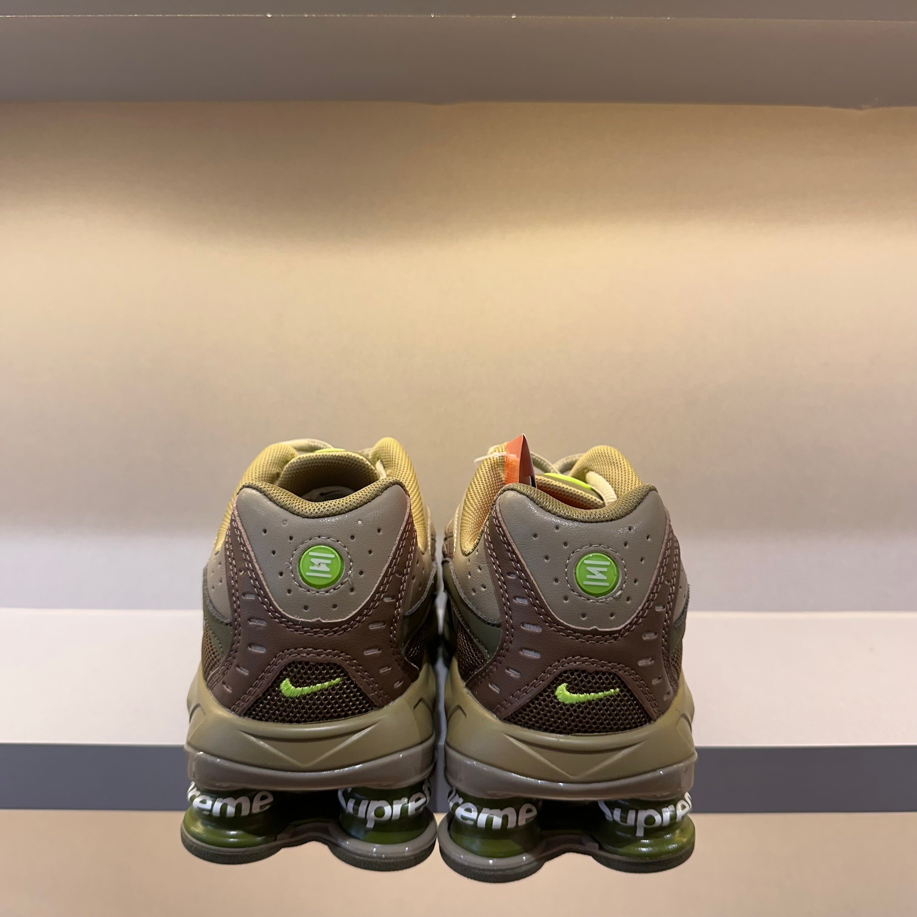 Supreme x Nike Shox Ride 2 Neutral Olive (Pronta Entrega)