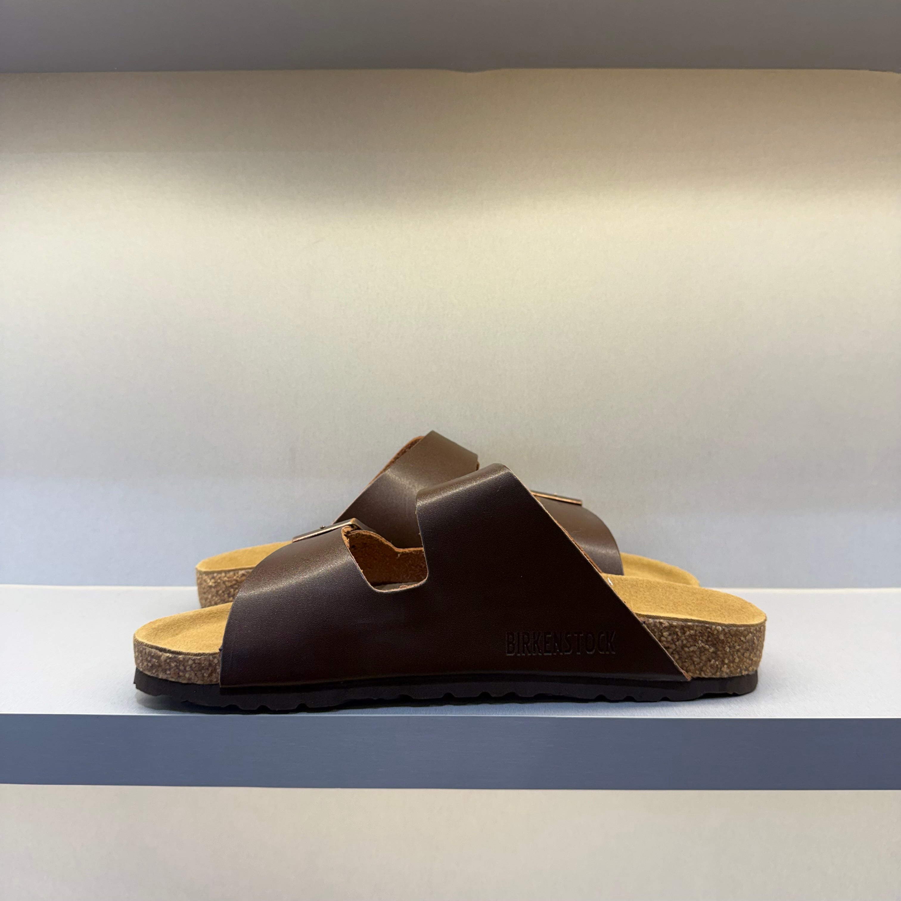Birkenstock Arizona Birko Flor Dark Brown (Pronta Entrega)