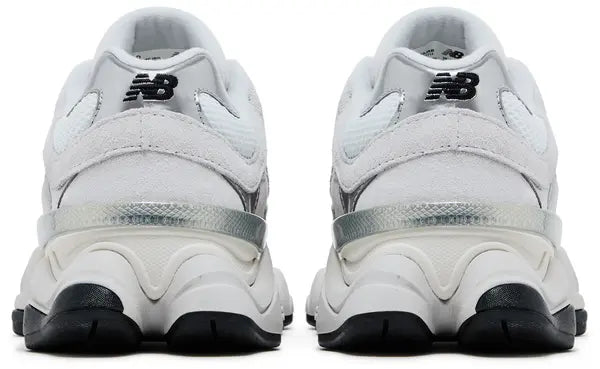 New Balance 9060 White Black Metallic Silver