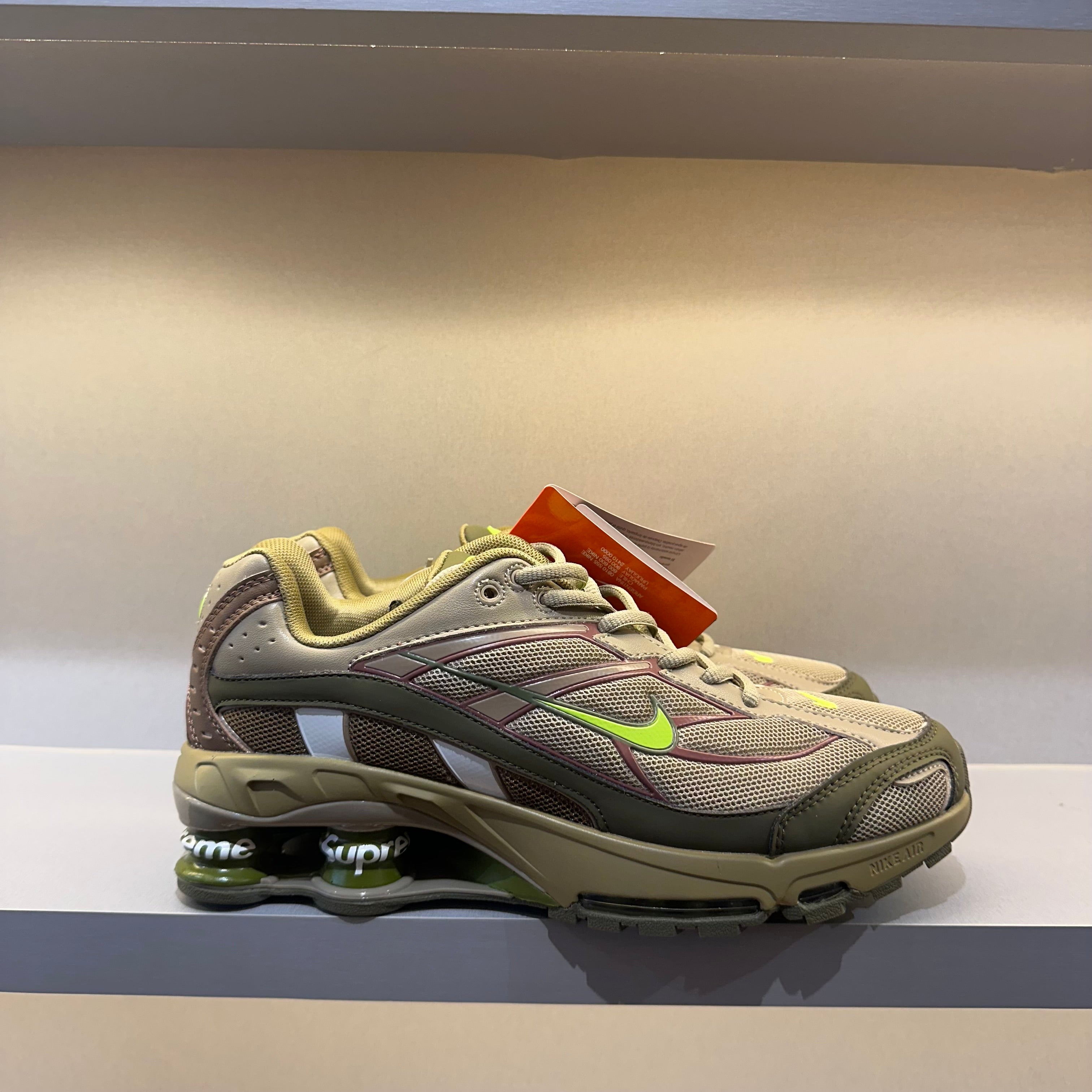 Supreme x Nike Shox Ride 2 Neutral Olive (Pronta Entrega)