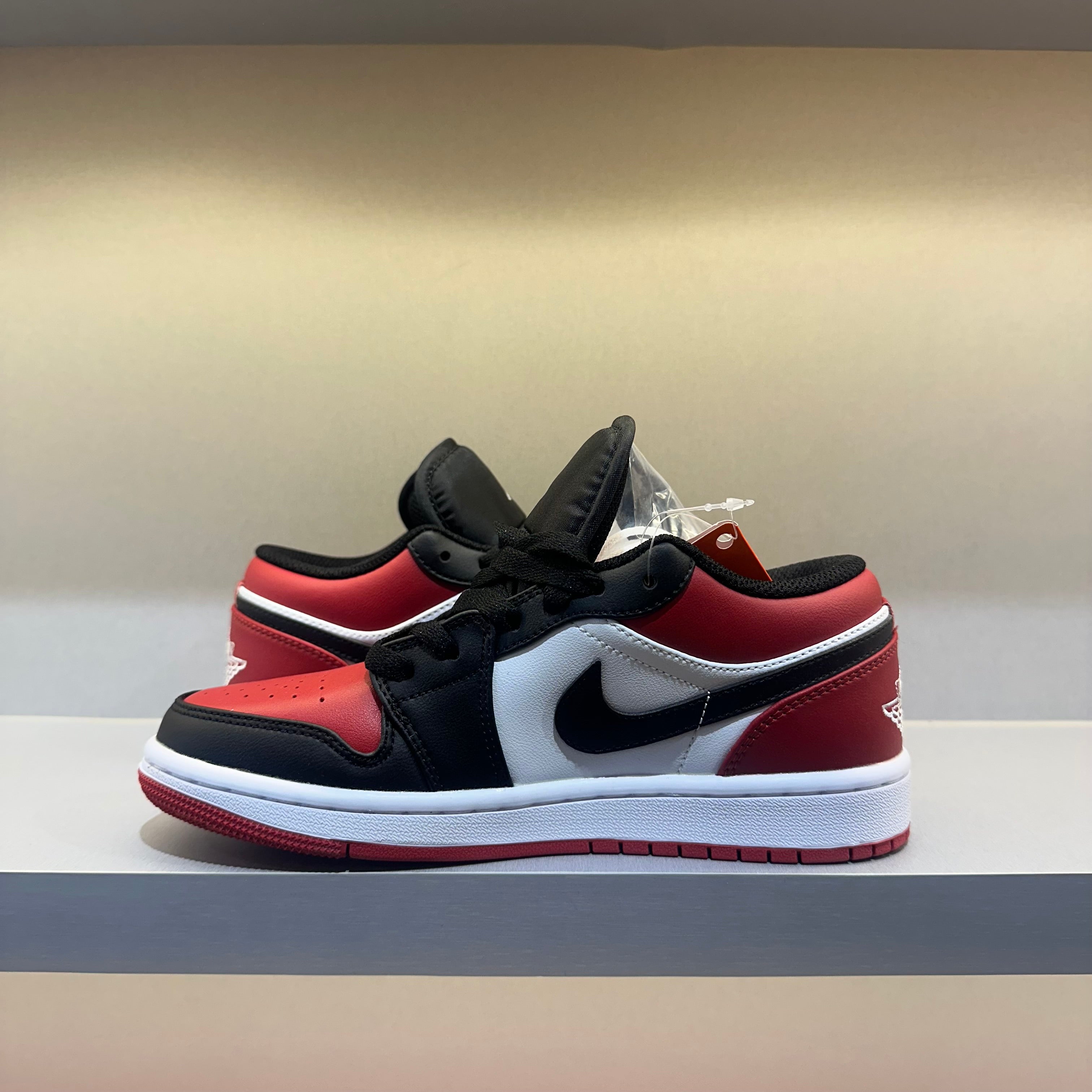 Jordan 1 Low Bred Toe (Pronta Entrega)