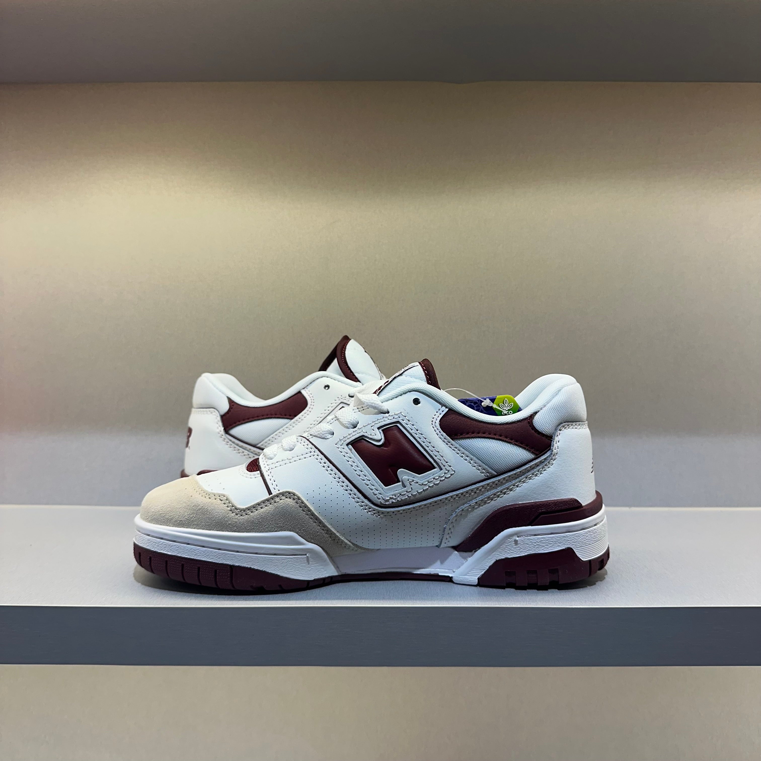 New Balance 550 Sea Salt Burgundy (Pronta Entrega)