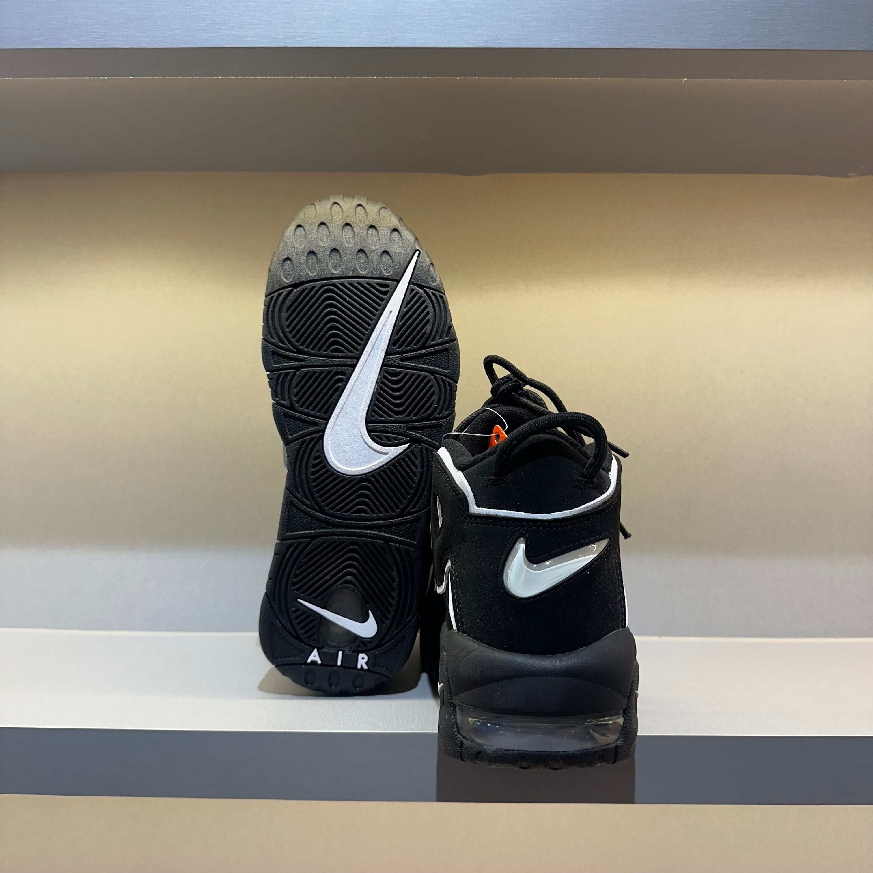 Nike Air More Uptempo Black White (Pronta Entrega)