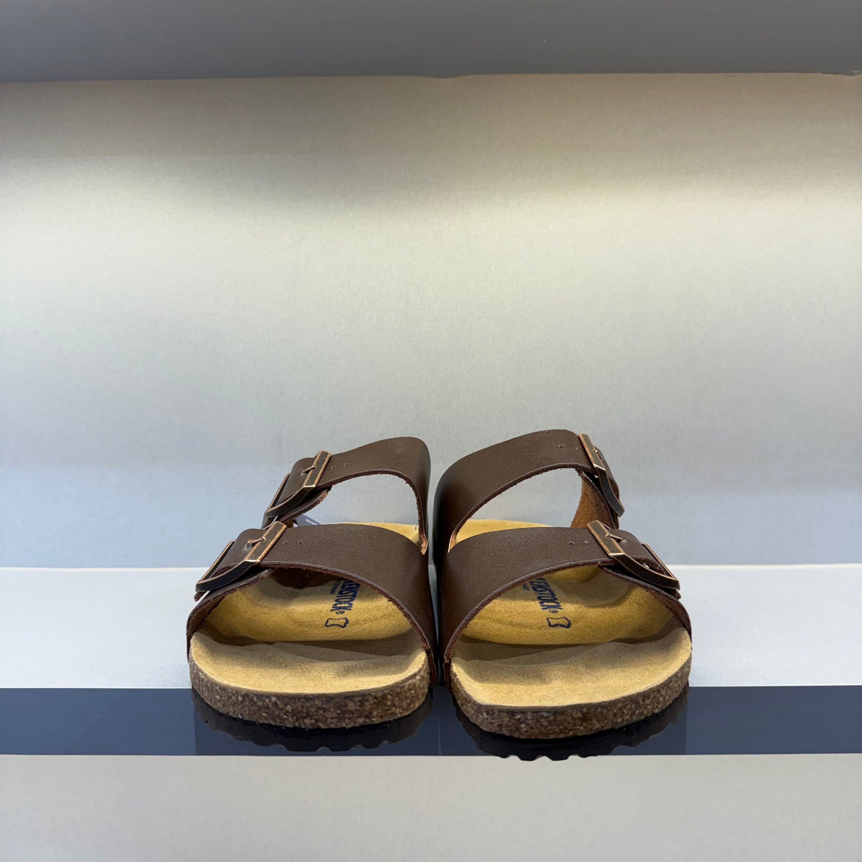 Birkenstock Arizona Birko Flor Dark Brown (Pronta Entrega)