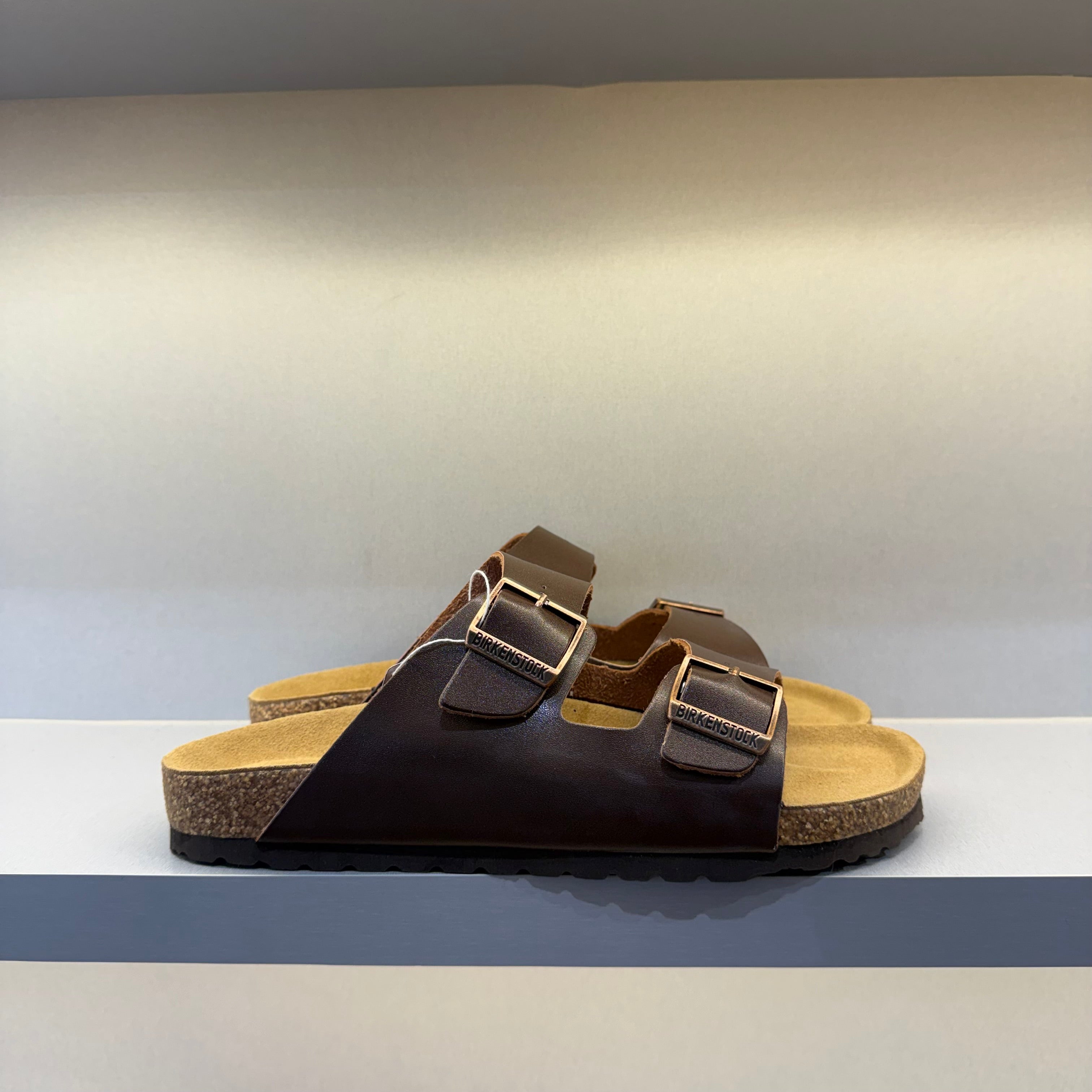 Birkenstock Arizona Birko Flor Dark Brown (Pronta Entrega)