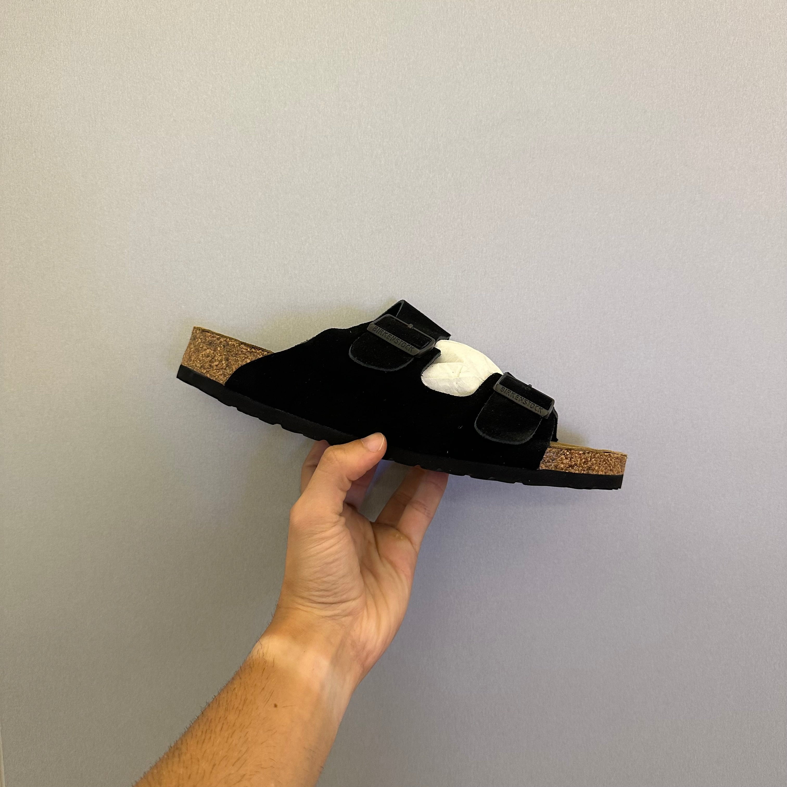 Birkenstock Arizona Soft Footbed Suede Black (Pronta Entrega)