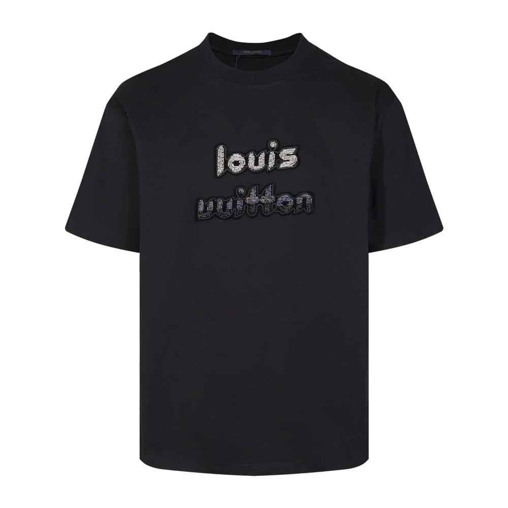Camiseta Louis Vuitton Bead-Embroidered (Pronta Entrega)