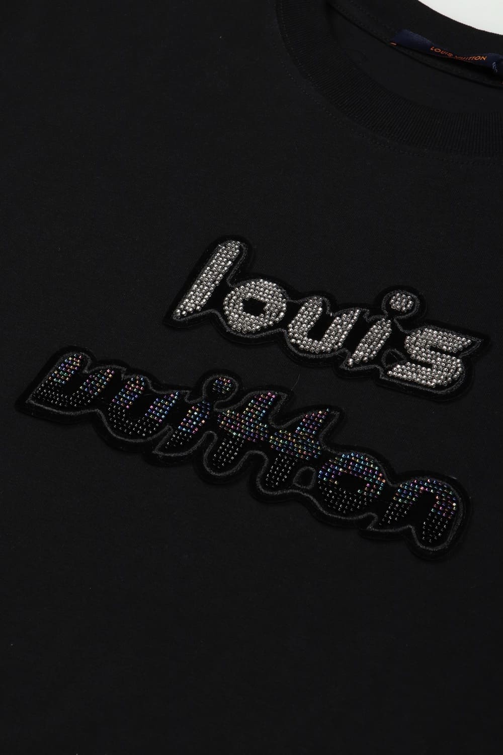 Camiseta Louis Vuitton Bead-Embroidered (Pronta Entrega)
