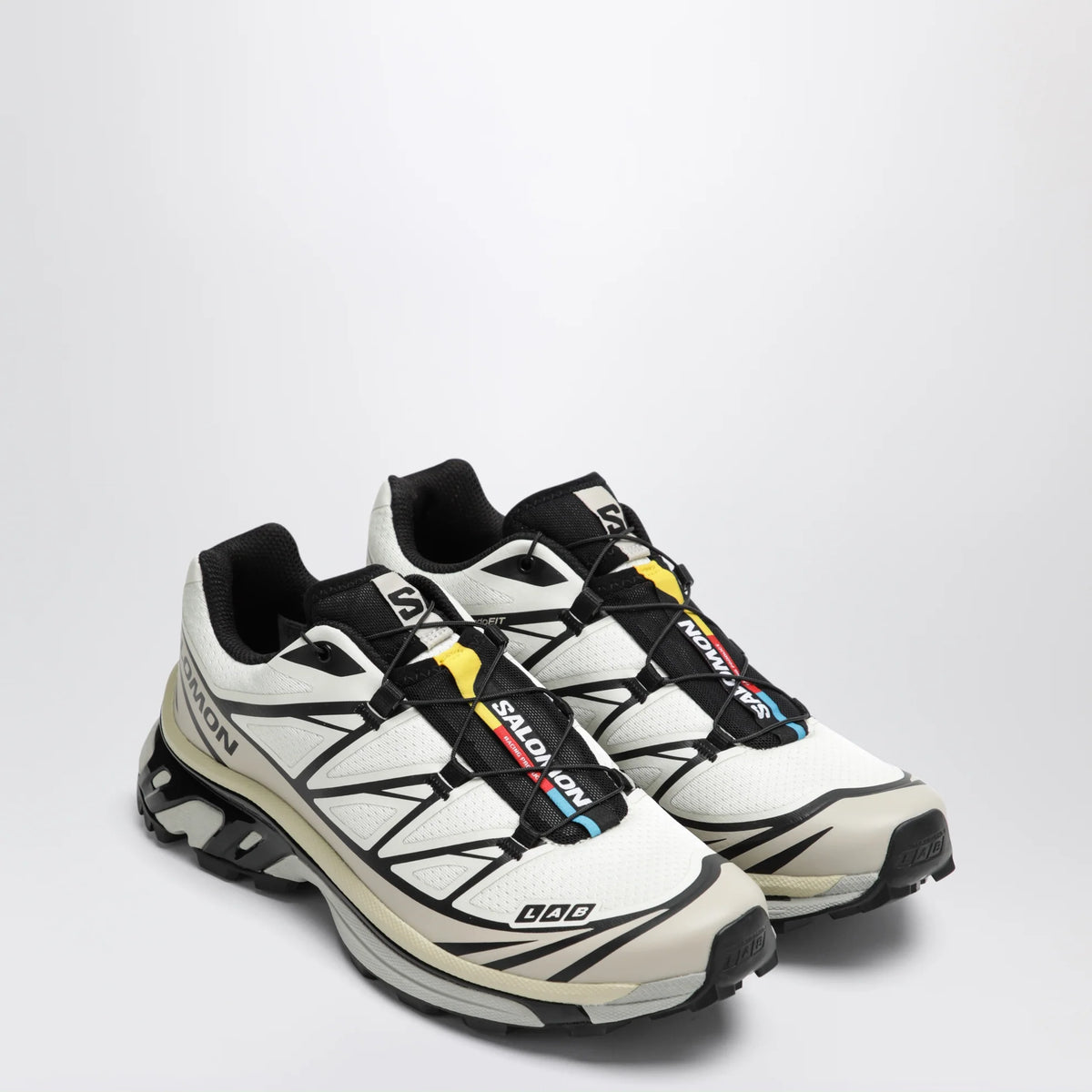 Salomon XT-6 Vanilla Ice Black Silver Cloud