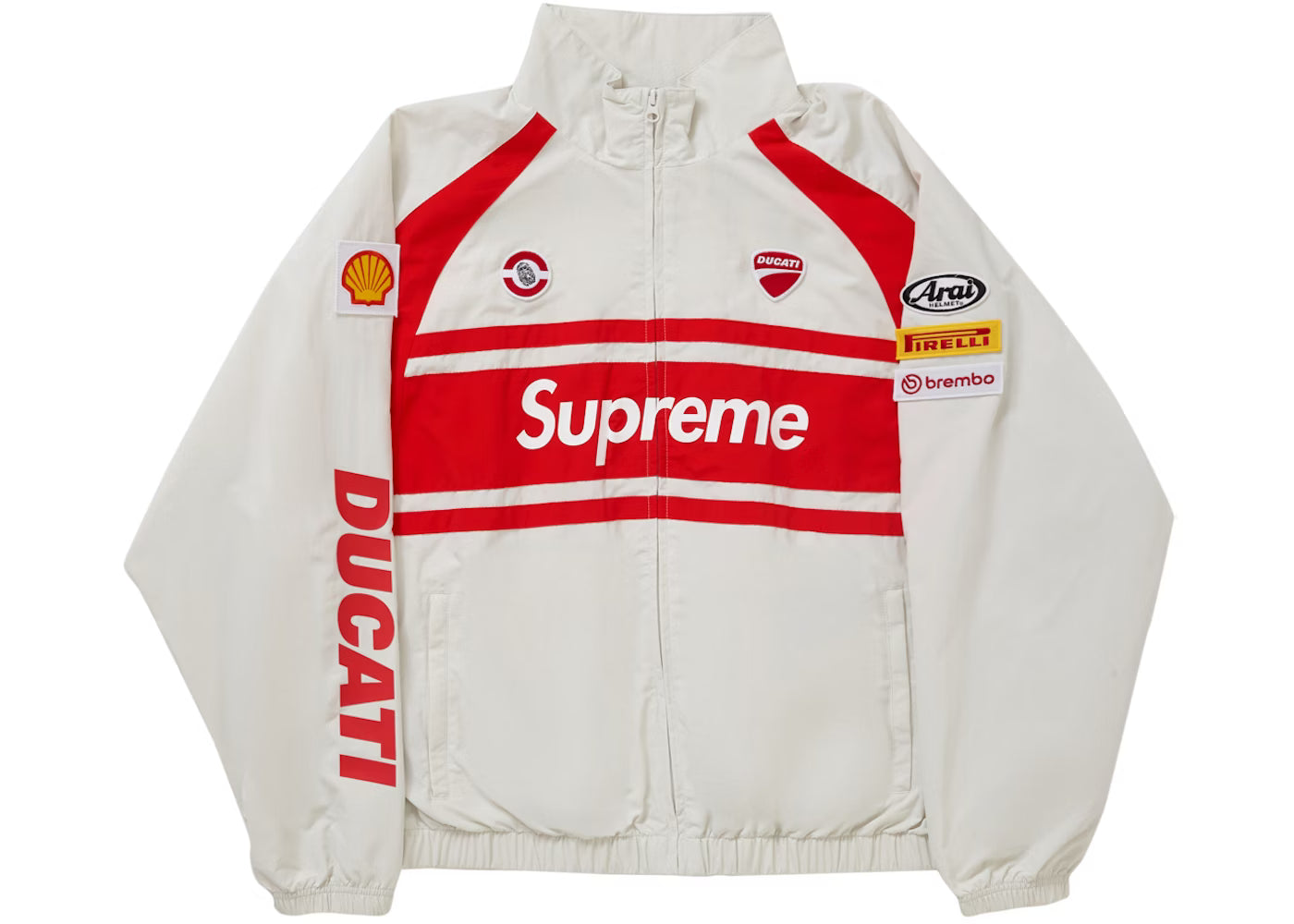Supreme Ducati Tracksuit Light Grey (Pronta Entrega)