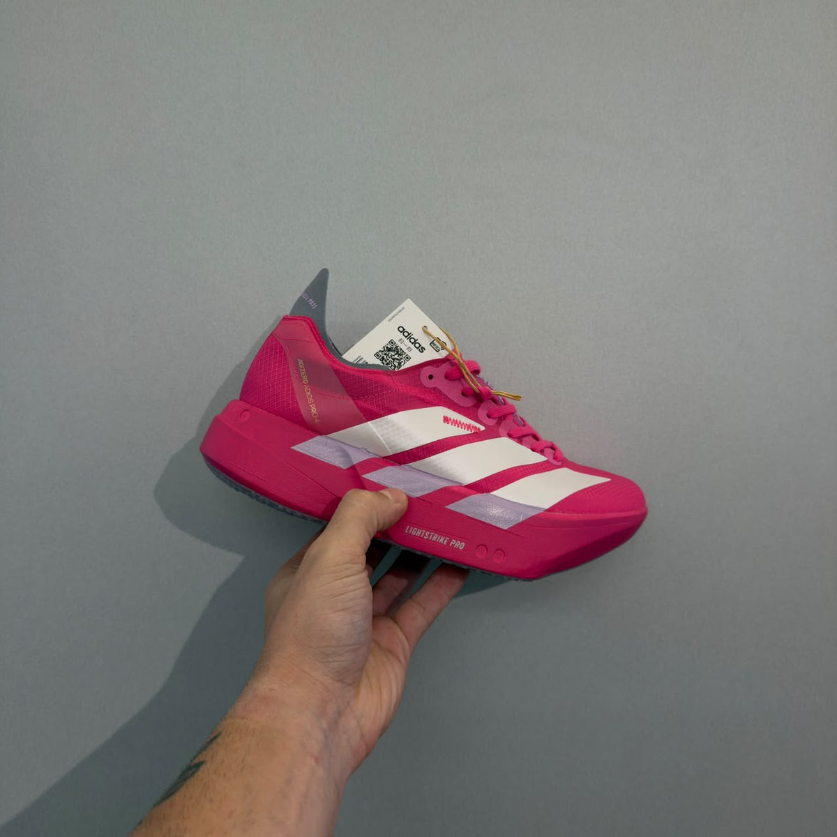 Tênis Adizero Adios Pro 4 Shock Pink (Pronta Entrega)