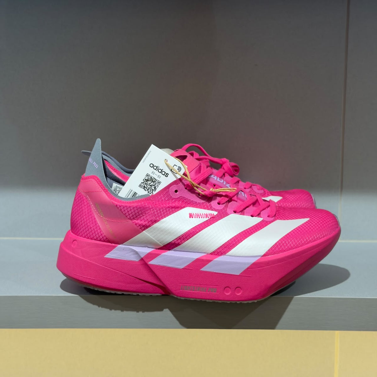 Tênis Adizero Adios Pro 4 Shock Pink (Pronta Entrega)