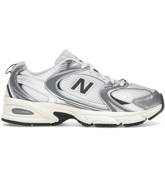 New Balance 530 Silver Metallic Black Cement