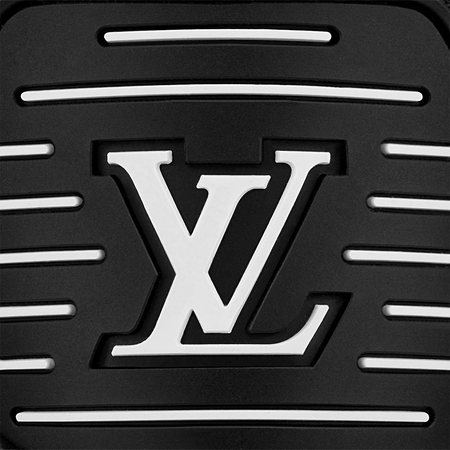 Louis Vuitton Trainer Black Embossed Monogram