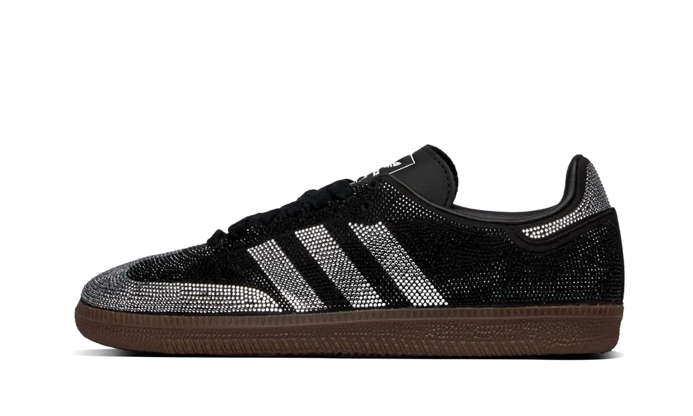 Adidas Samba OG Rhinestone Crystal Black Silver