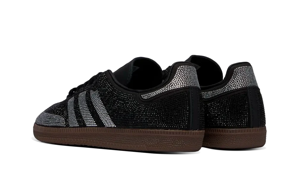 Adidas Samba OG Rhinestone Crystal Black Silver