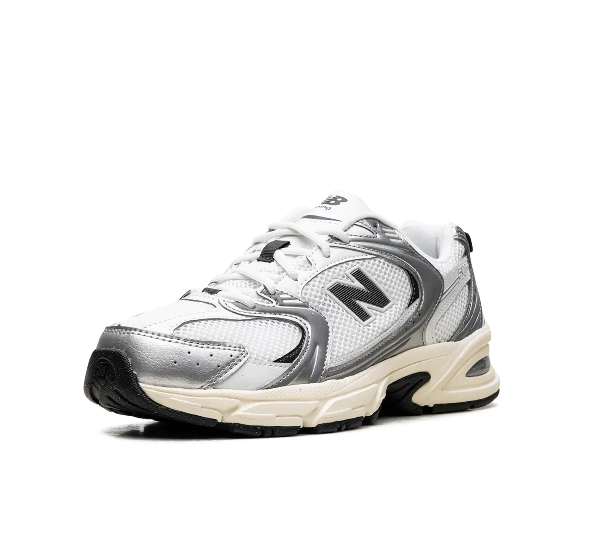 New Balance 530 Silver Metallic Black Cement