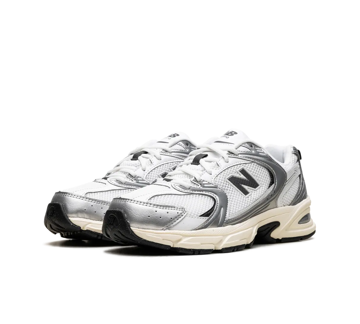 New Balance 530 Silver Metallic Black Cement