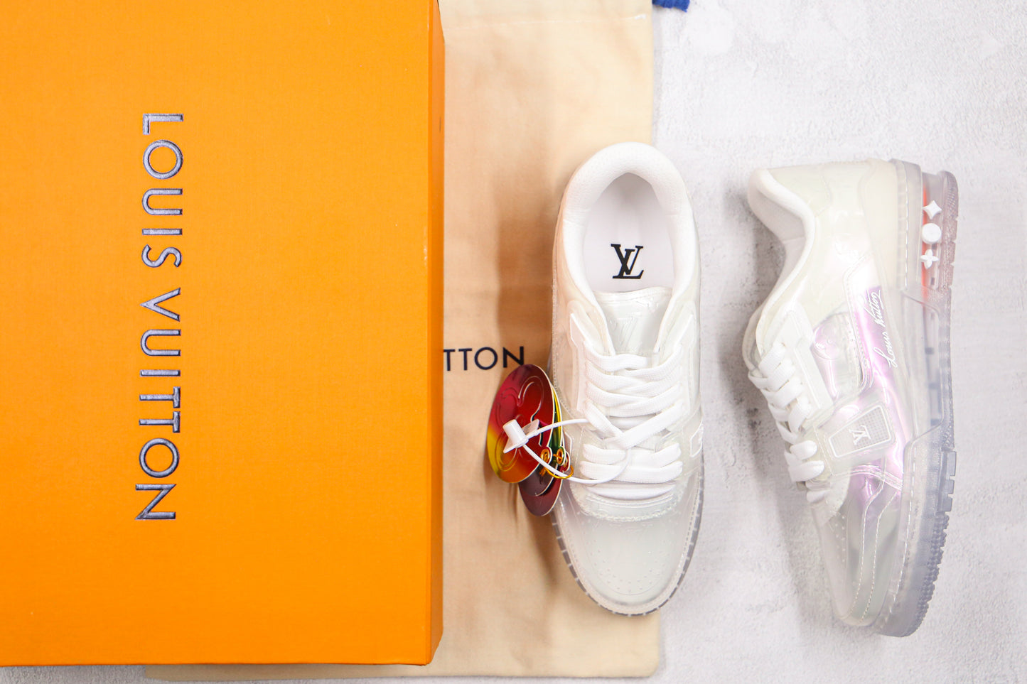 Louis Vuitton Trainer Sneaker Transparent