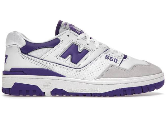 New Balance 550 Purple White