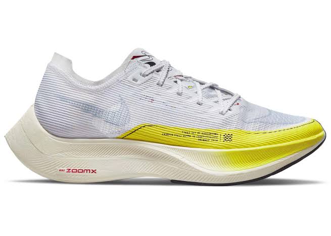 Nike ZoomX Vaporfly Next% 2 White Yellow Strike