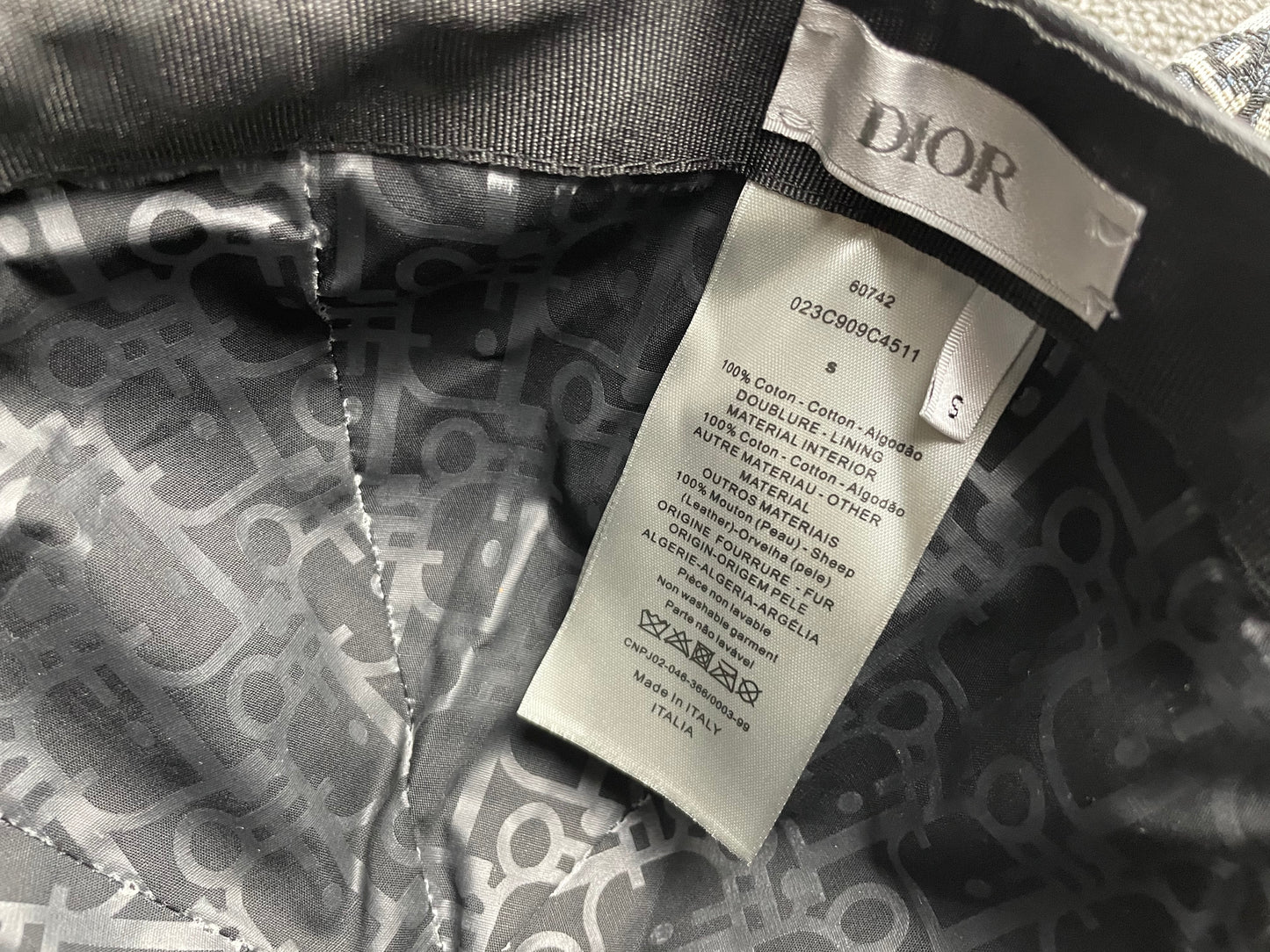 Boné Dior Classic