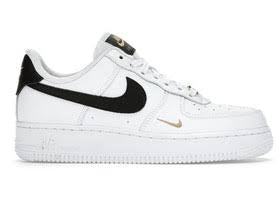 Nike Air Force 1 Essential White Black Gold